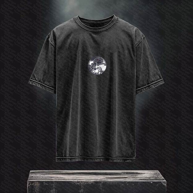 Unisex Anime Inspired Vintage Washed T-Shirt丨 Pokémon