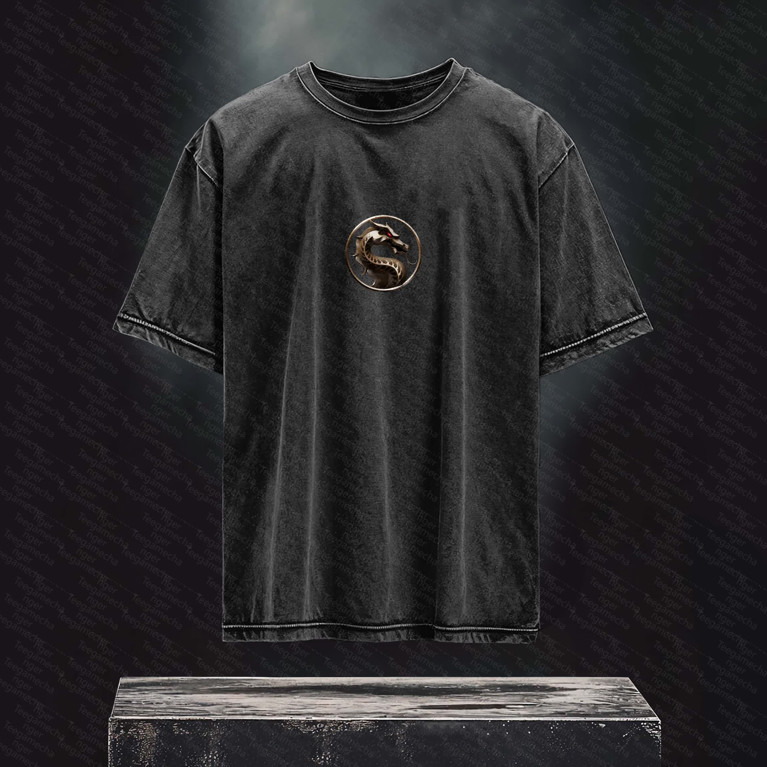 Unisex Anime Inspired Vintage Washed T-Shirt丨 Mortal Kombat