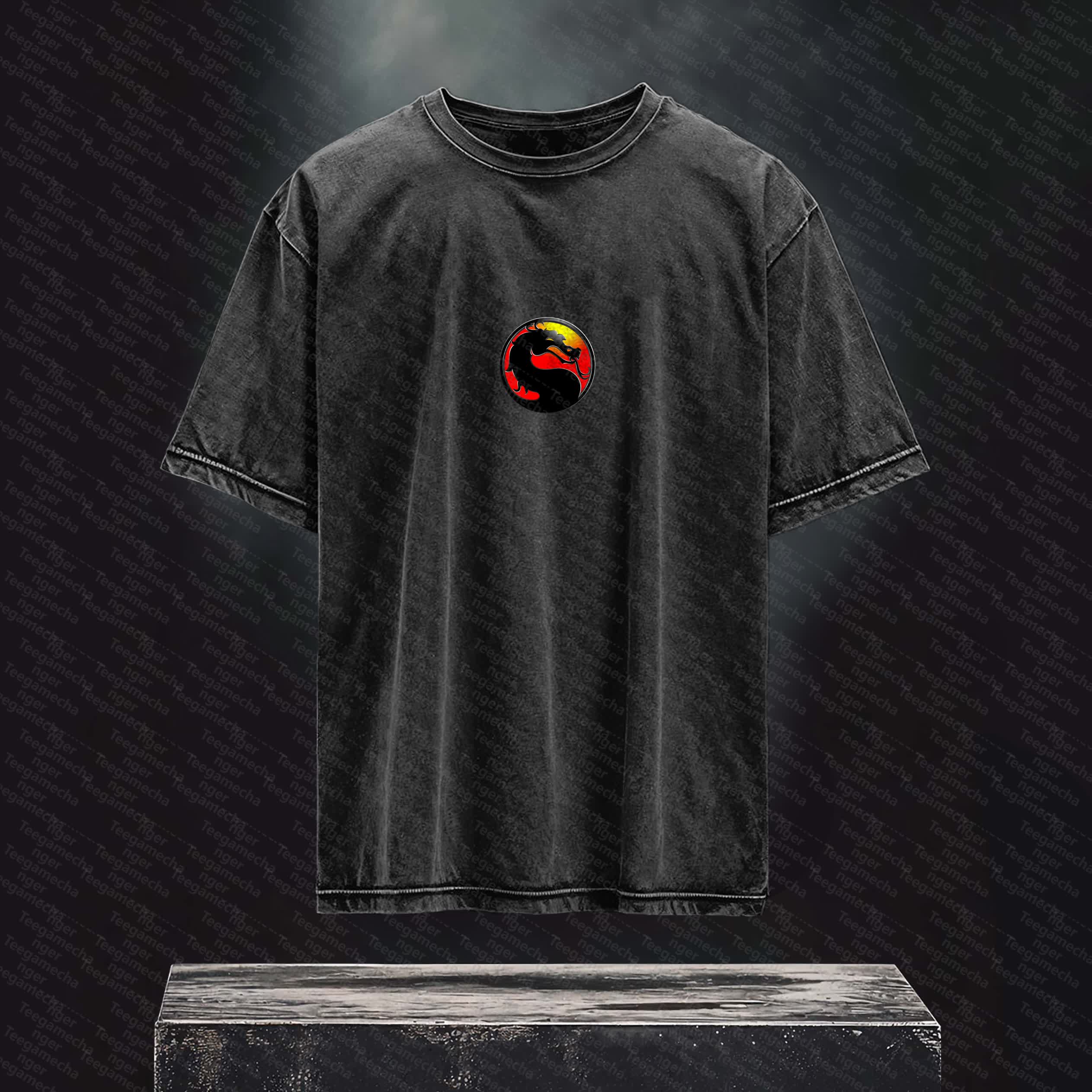 Unisex  Inspired Vintage Washed T-Shirt丨 Mortal Kombat