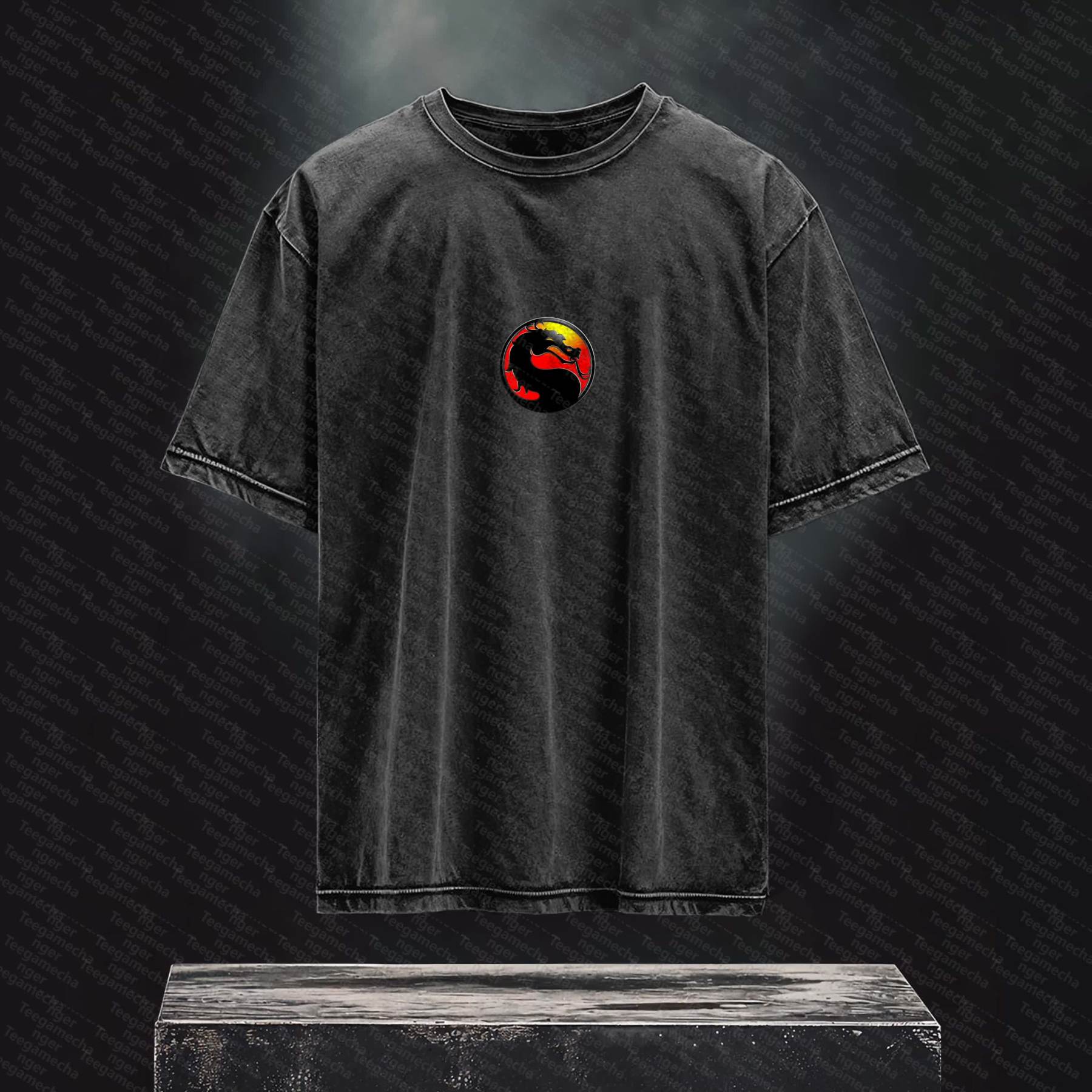 Unisex  Inspired Vintage Washed T-Shirt丨 Mortal Kombat