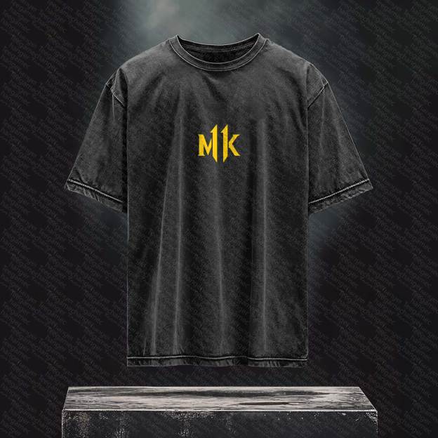 Unisex  Inspired Vintage Washed T-Shirt丨 Mortal Kombat