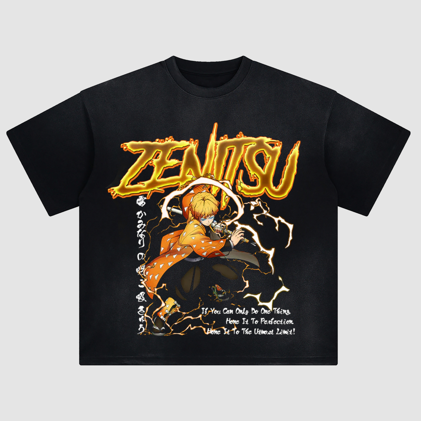 Unisex Fit ANIME Washed T-Shirt