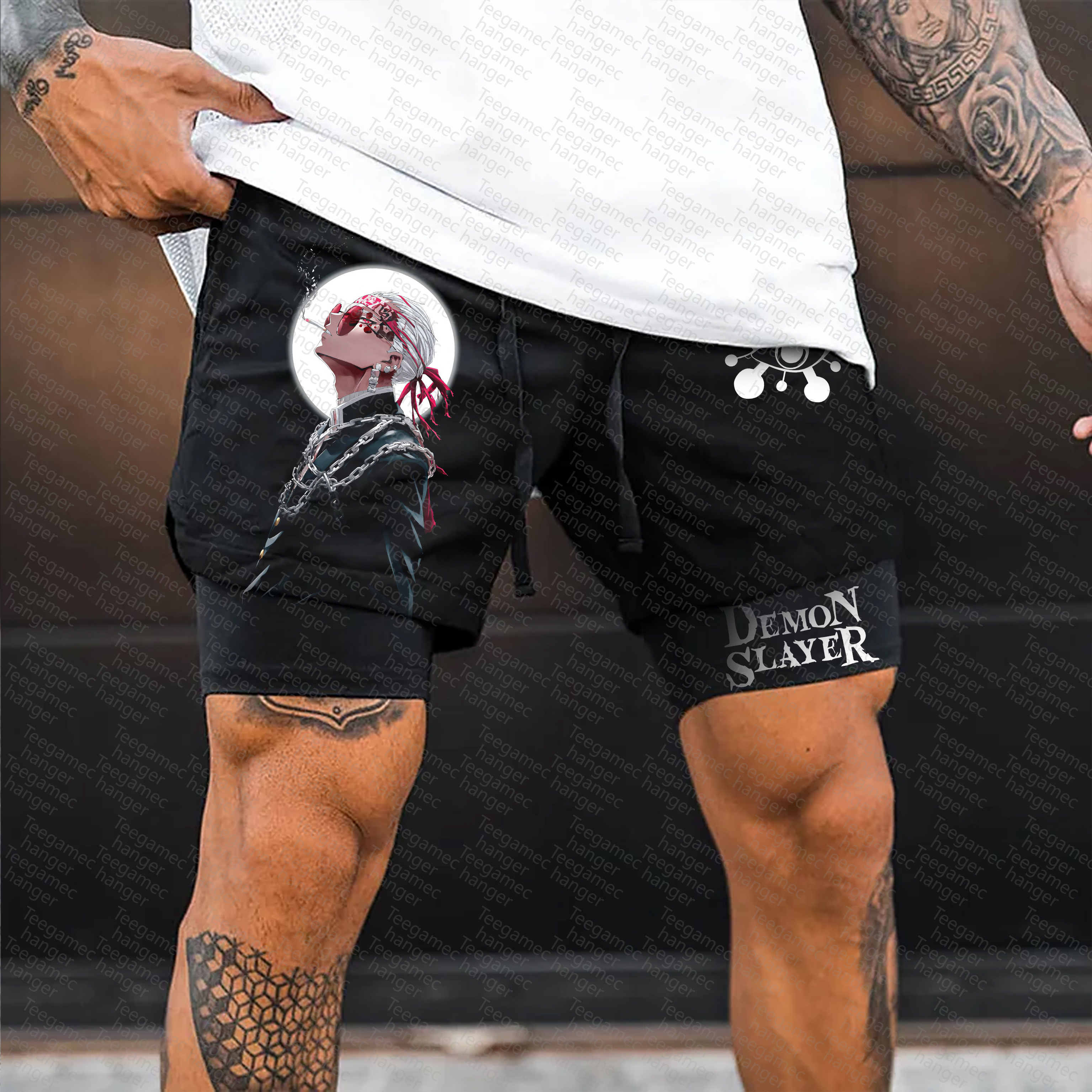 Unisex  Casual Anime Streetwear Shorts