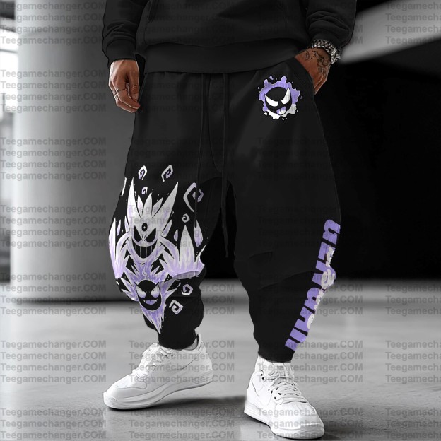 Unisex Anime Inspired Vintage Pants| Gengar