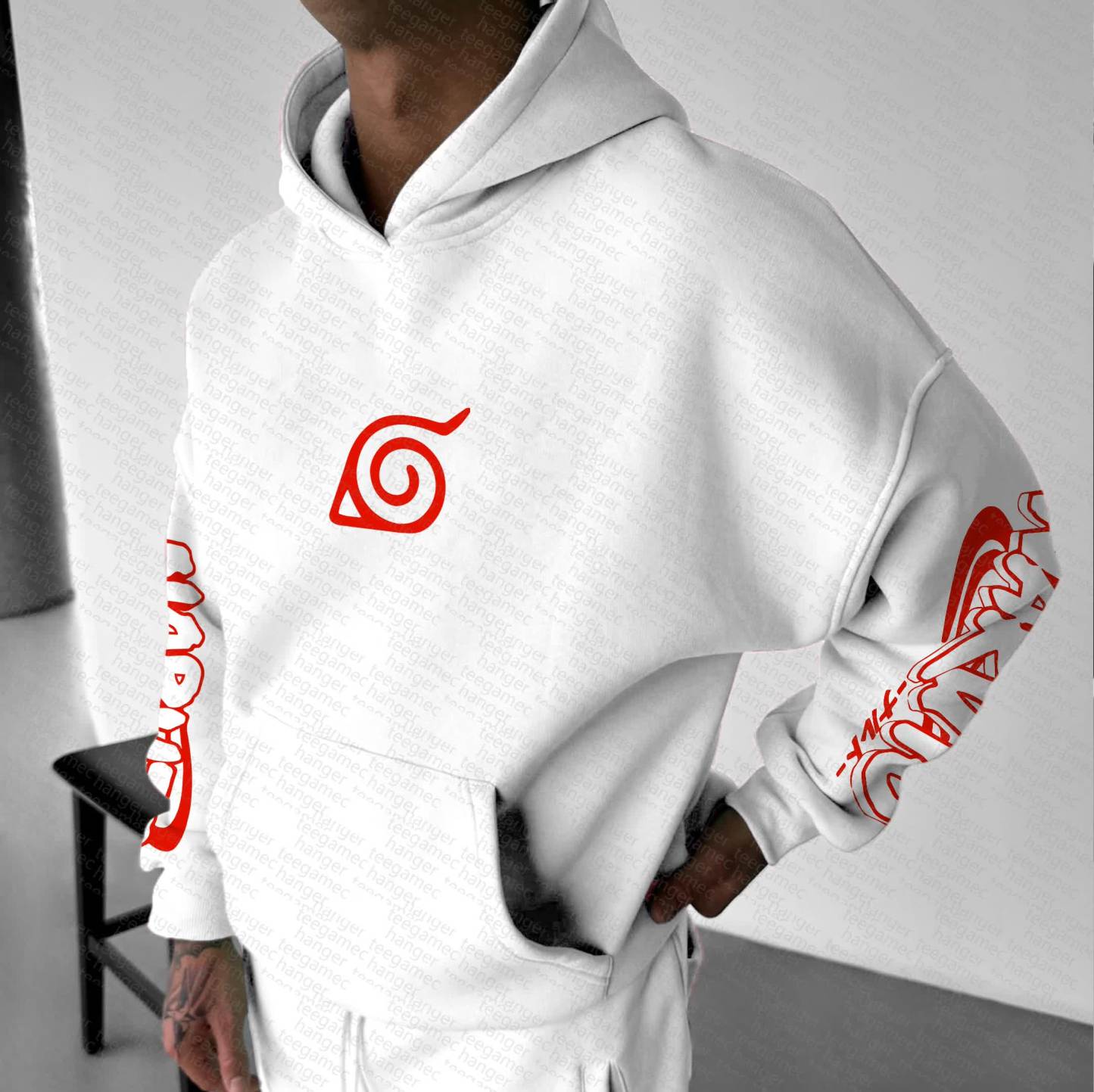 Unisex “NARUTO” Anime Graphic Streetwear Vintage Hoodie