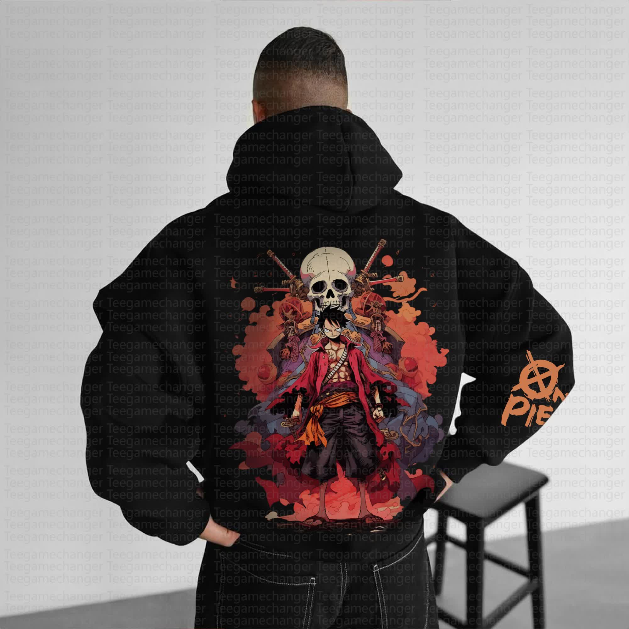 Unisex Anime Graphic Streetwear Vintage Hoodie丨One Piece