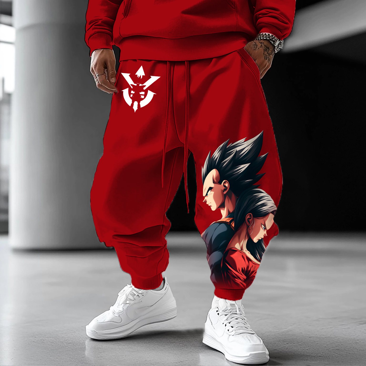 Unisex Casual Anime Streetwear Pants