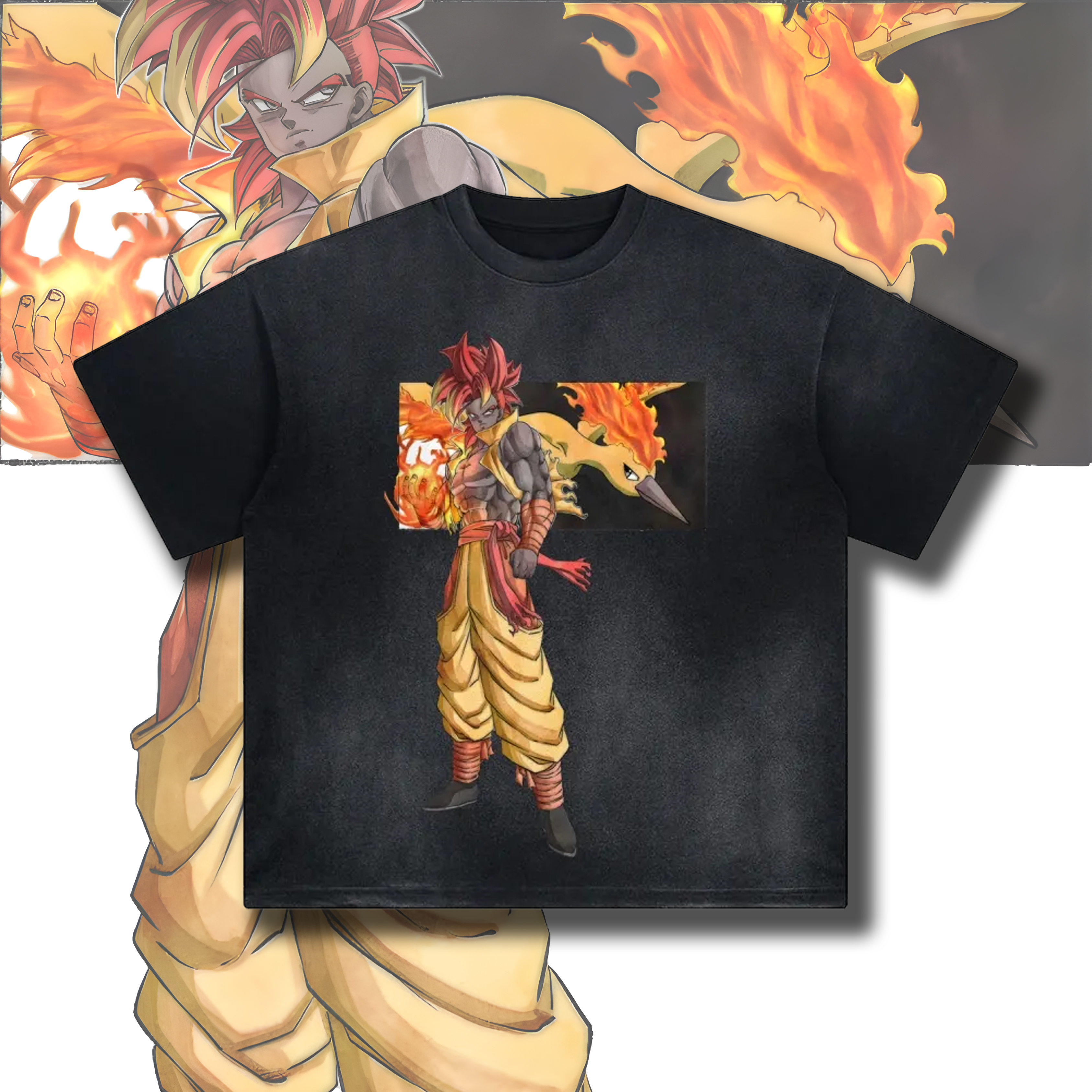 Unisex Anime Inspired Vintage T-Shirt