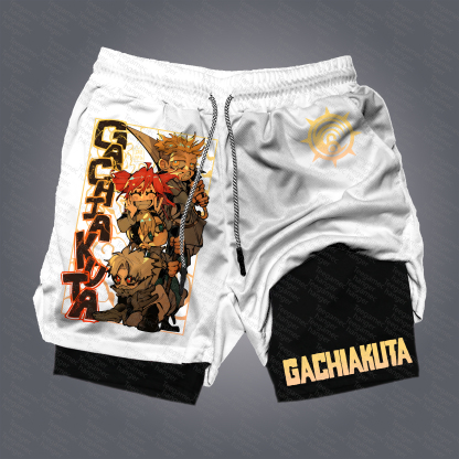 Unisex  “GACHIAKUTA” Casual Anime Streetwear Gym Shorts