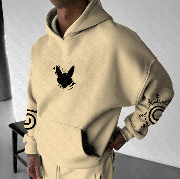 Unisex Anime Graphic Streetwear Vintage Hoodie