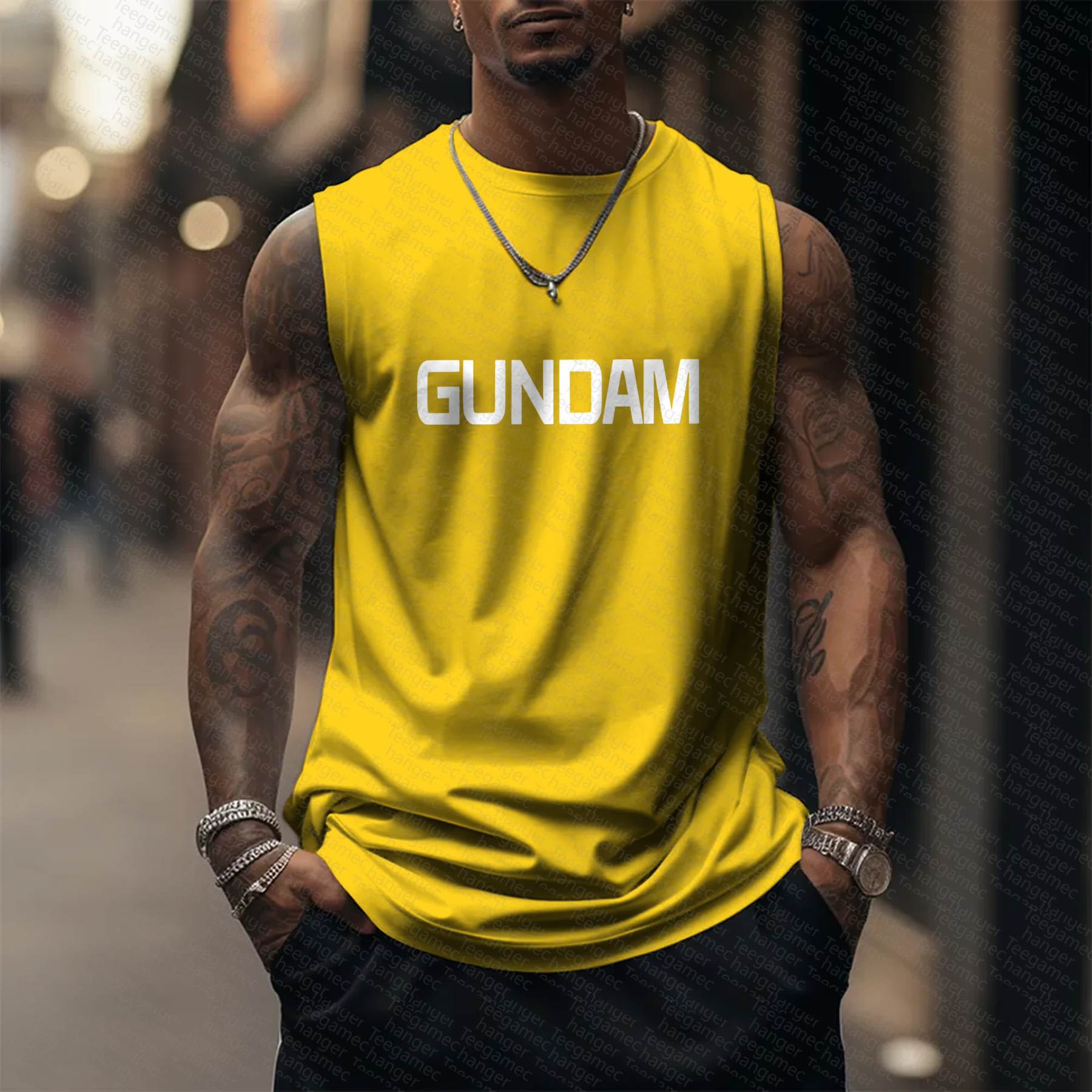 Unisex  “Gundam Series” Casual Anime  Tank Top