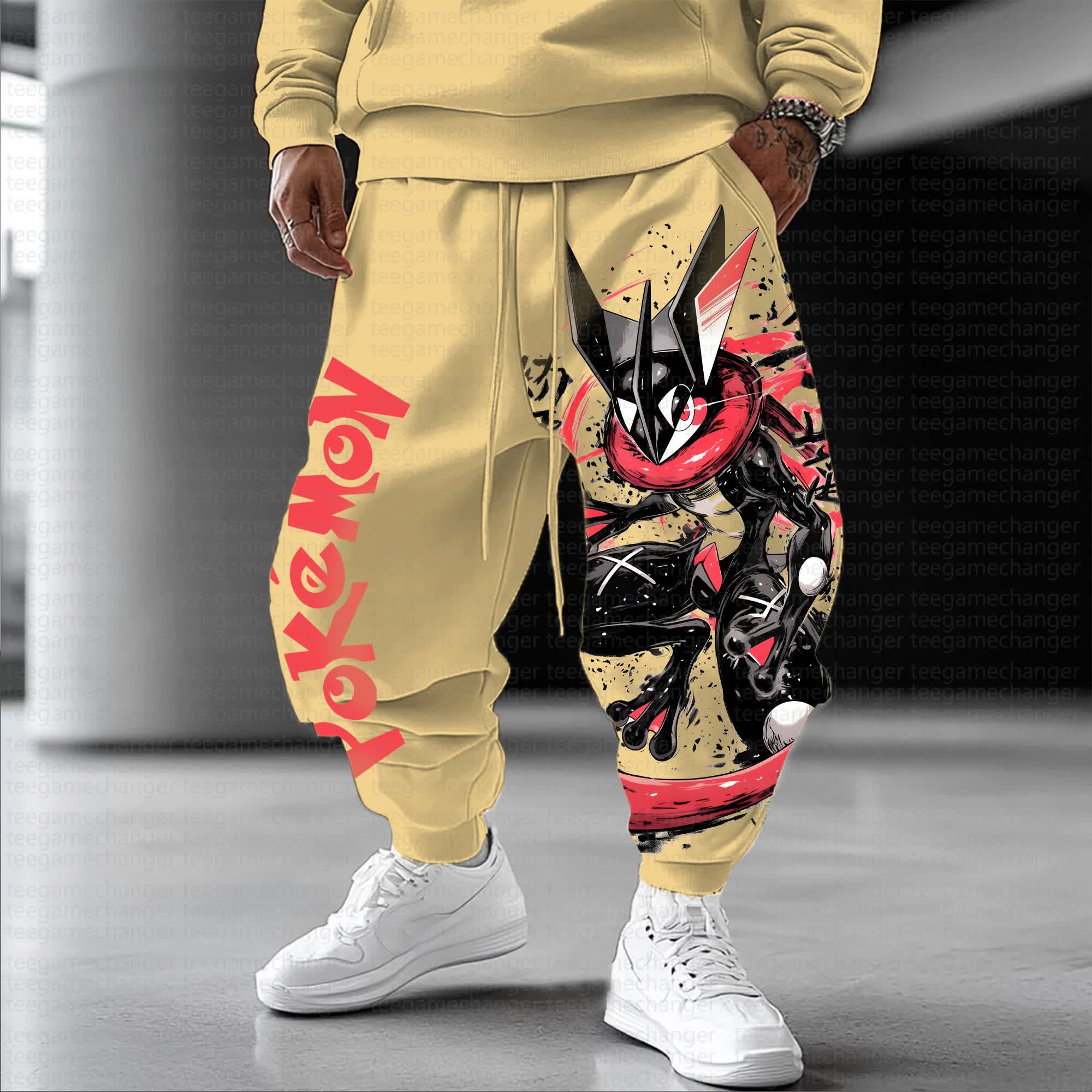 Unisex  “Pokémon” Casual Anime Streetwear Pants