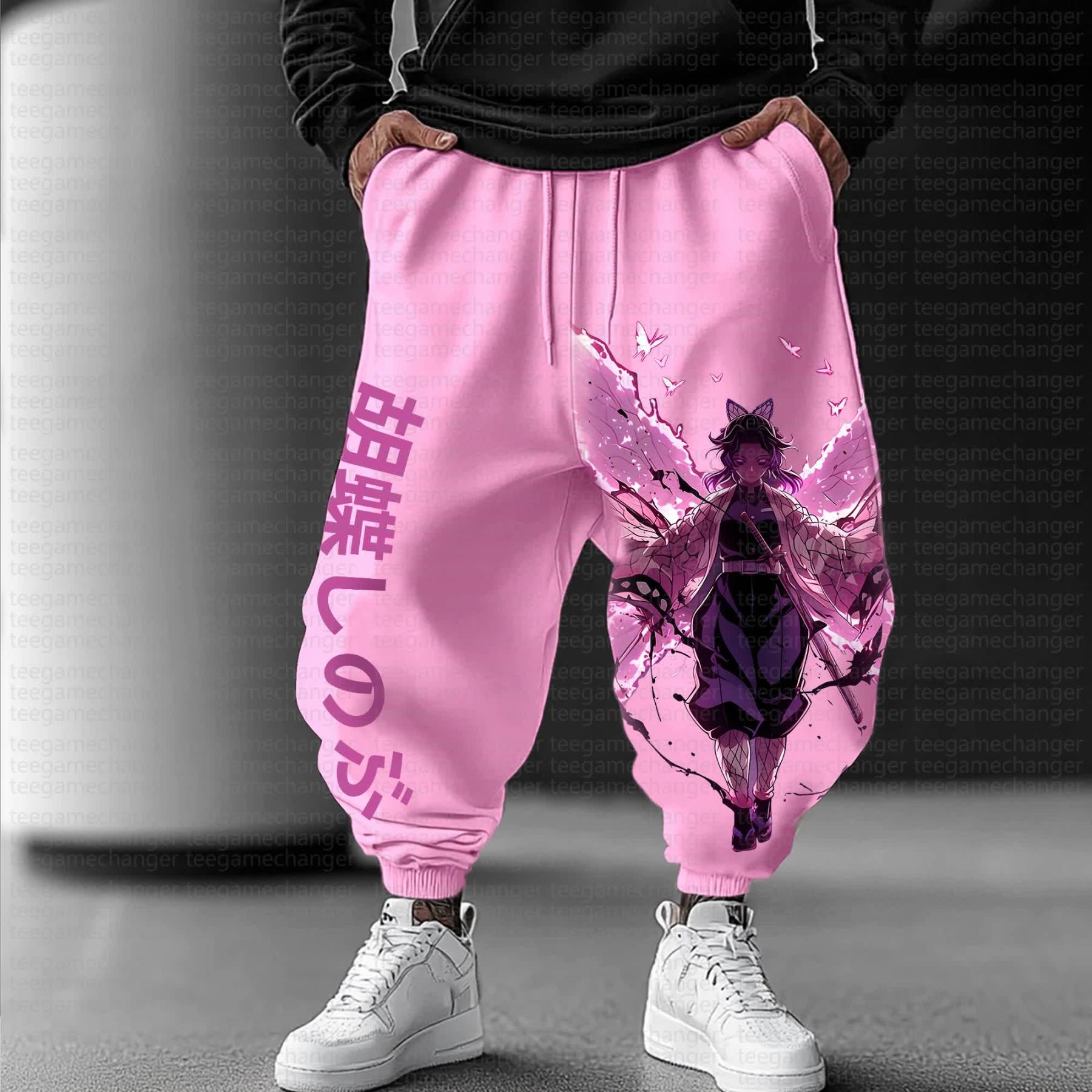 Unisex Anime Inspired Vintage Pants丨Demon Slayer X Pokémon