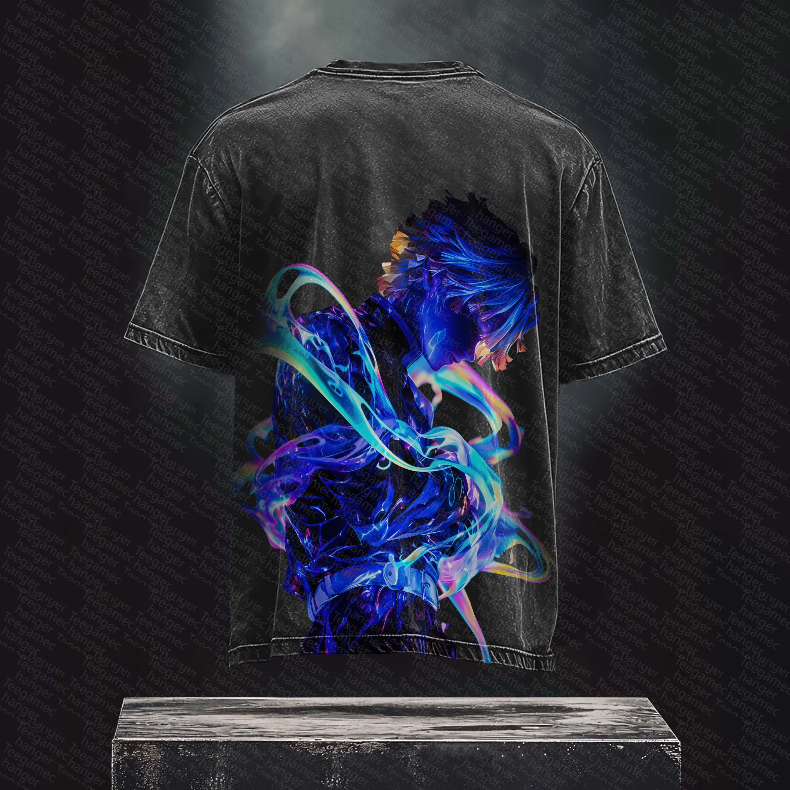 Unisex Anime Inspired Vintage T-Shirt丨 Demon Slayer