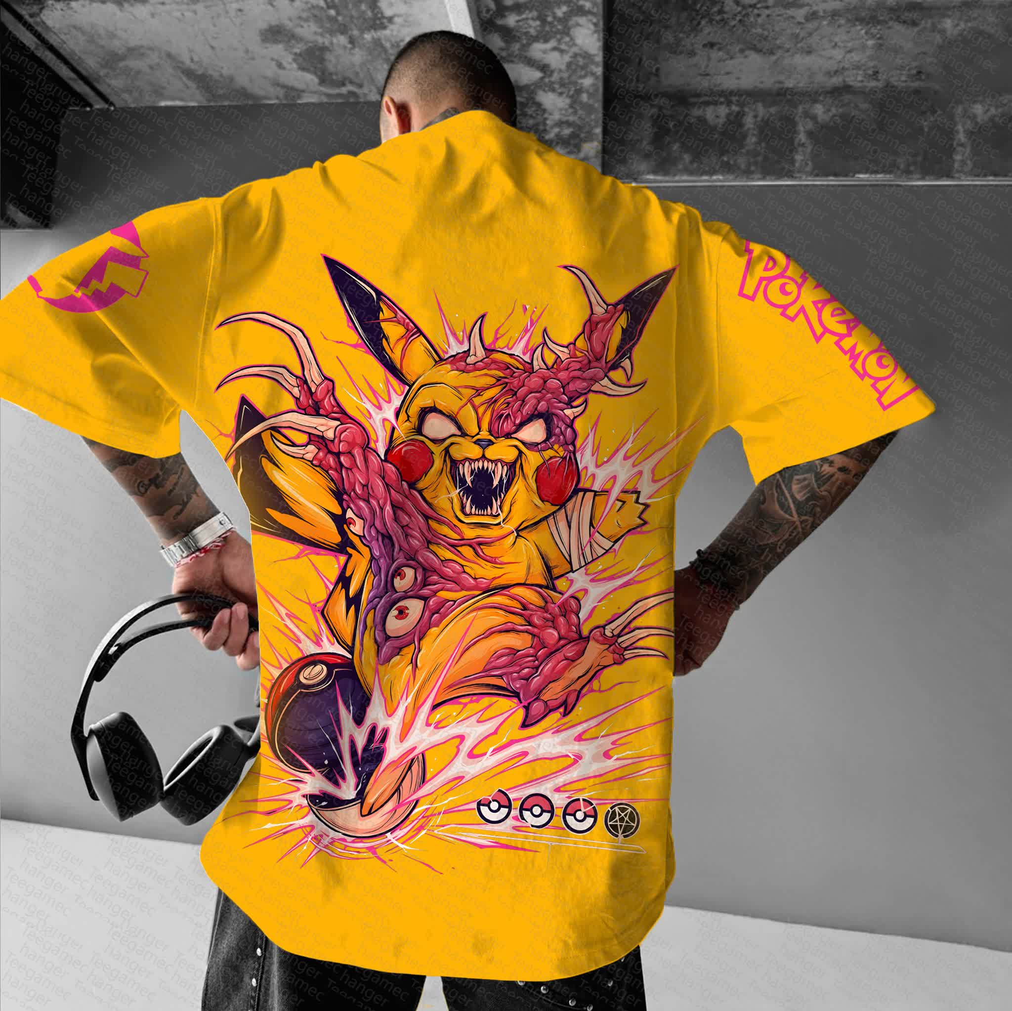 Unisex  "Pokémon" Anime Inspired Vintage T-Shirt