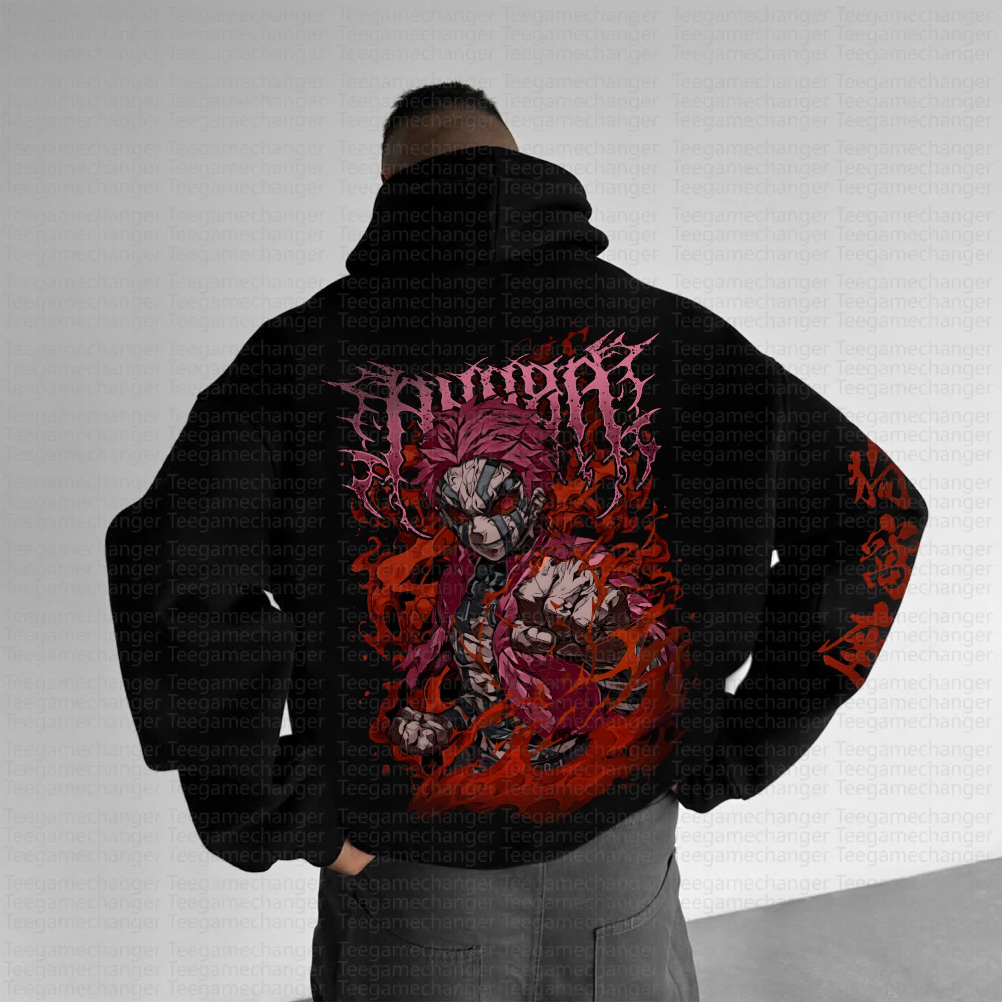 Unisex Anime Graphic Streetwear Vintage Hoodie丨Demon Slayer X Pokémon