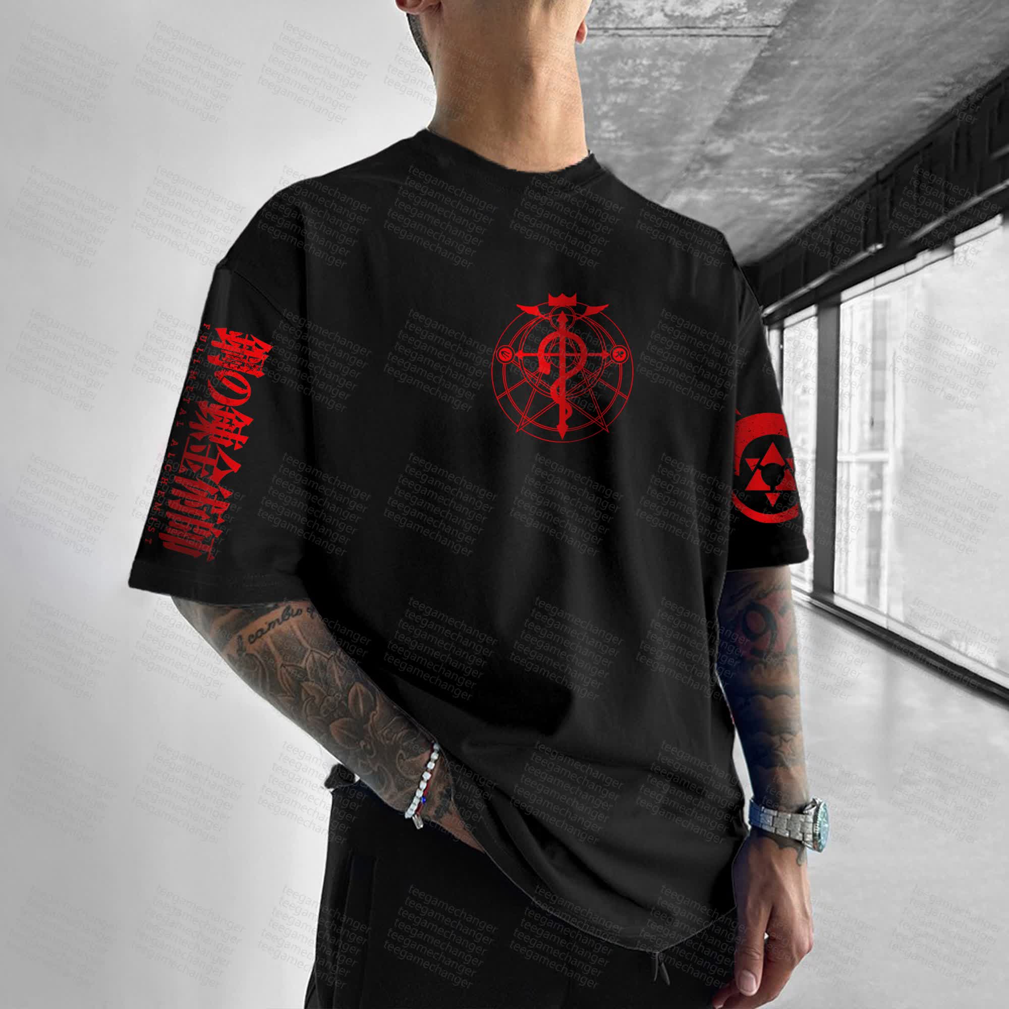 Unisex  "Fullmetal Alchemist" Anime Inspired Vintage T-Shirt