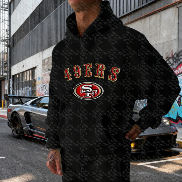 Unisex "Kansas City Chiefs" Graphic Streetwear Vintage Plush Hoodie