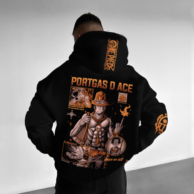 Unisex Anime Graphic Streetwear Vintage Hoodie