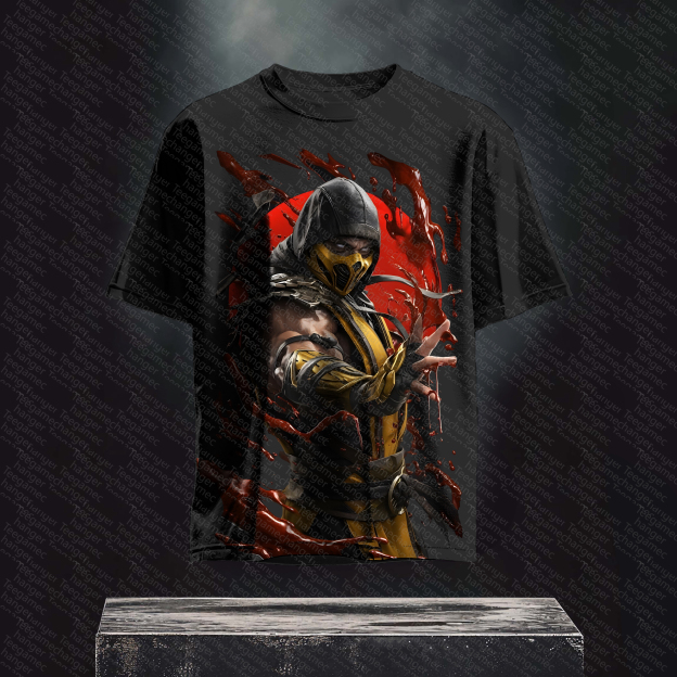 Unisex  Inspired Vintage  T-Shirt丨 Mortal Kombat