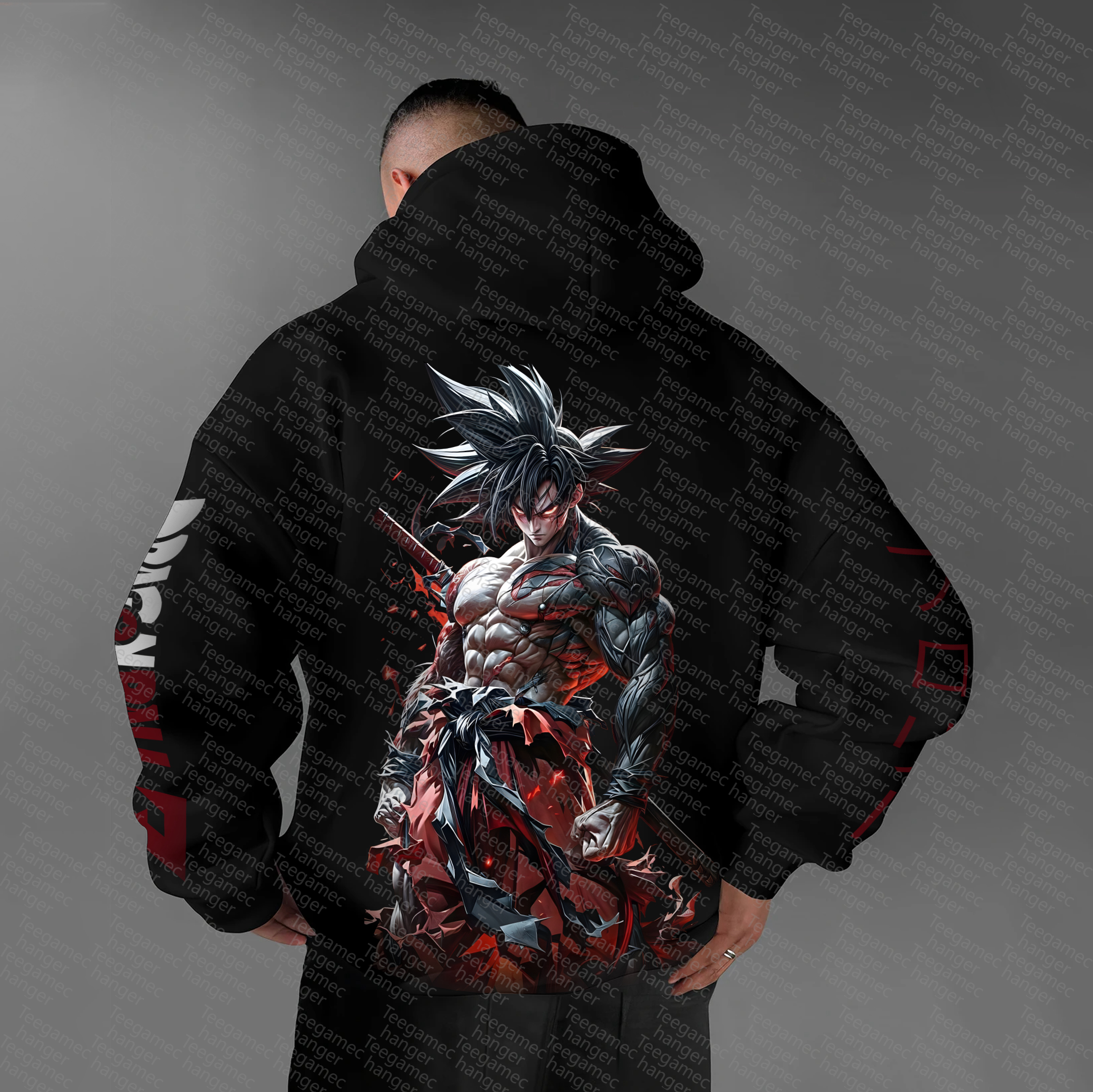 Unisex Anime Graphic Streetwear Vintage Hoodie