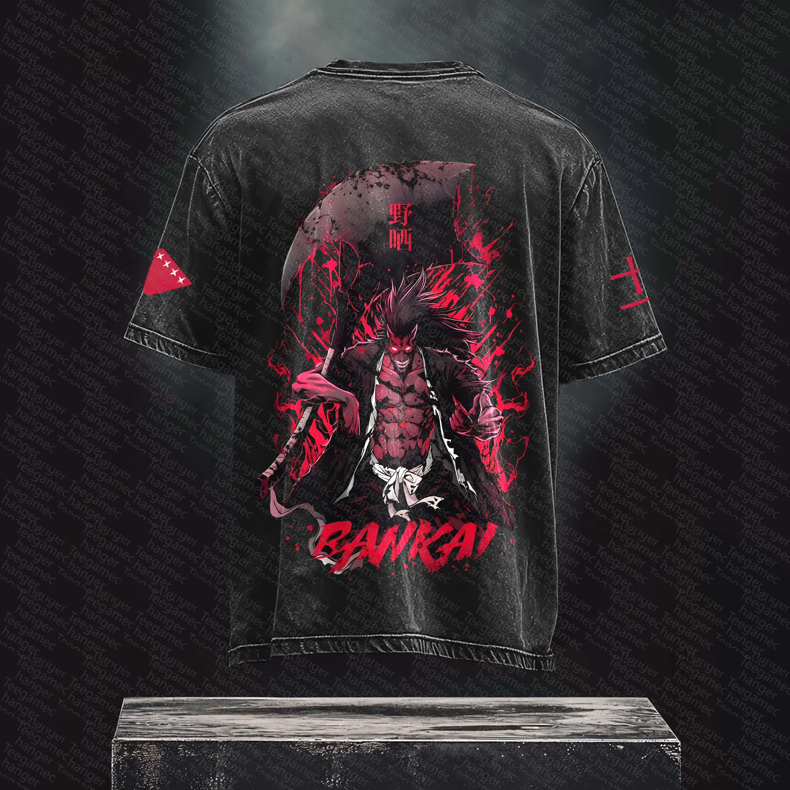 Unisex Anime Inspired Vintage Washed T-Shirt丨 BLEACH