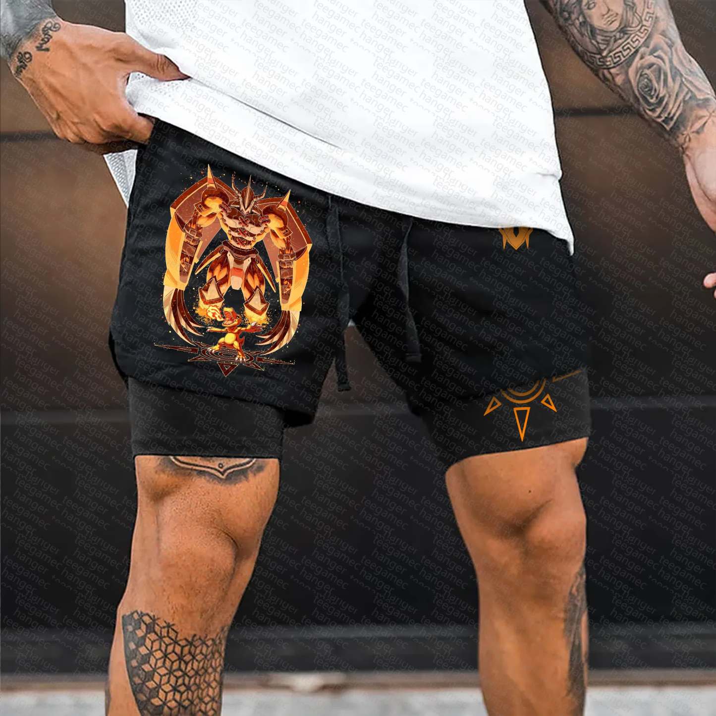 Unisex  “Digimon” Casual Anime Streetwear Shorts