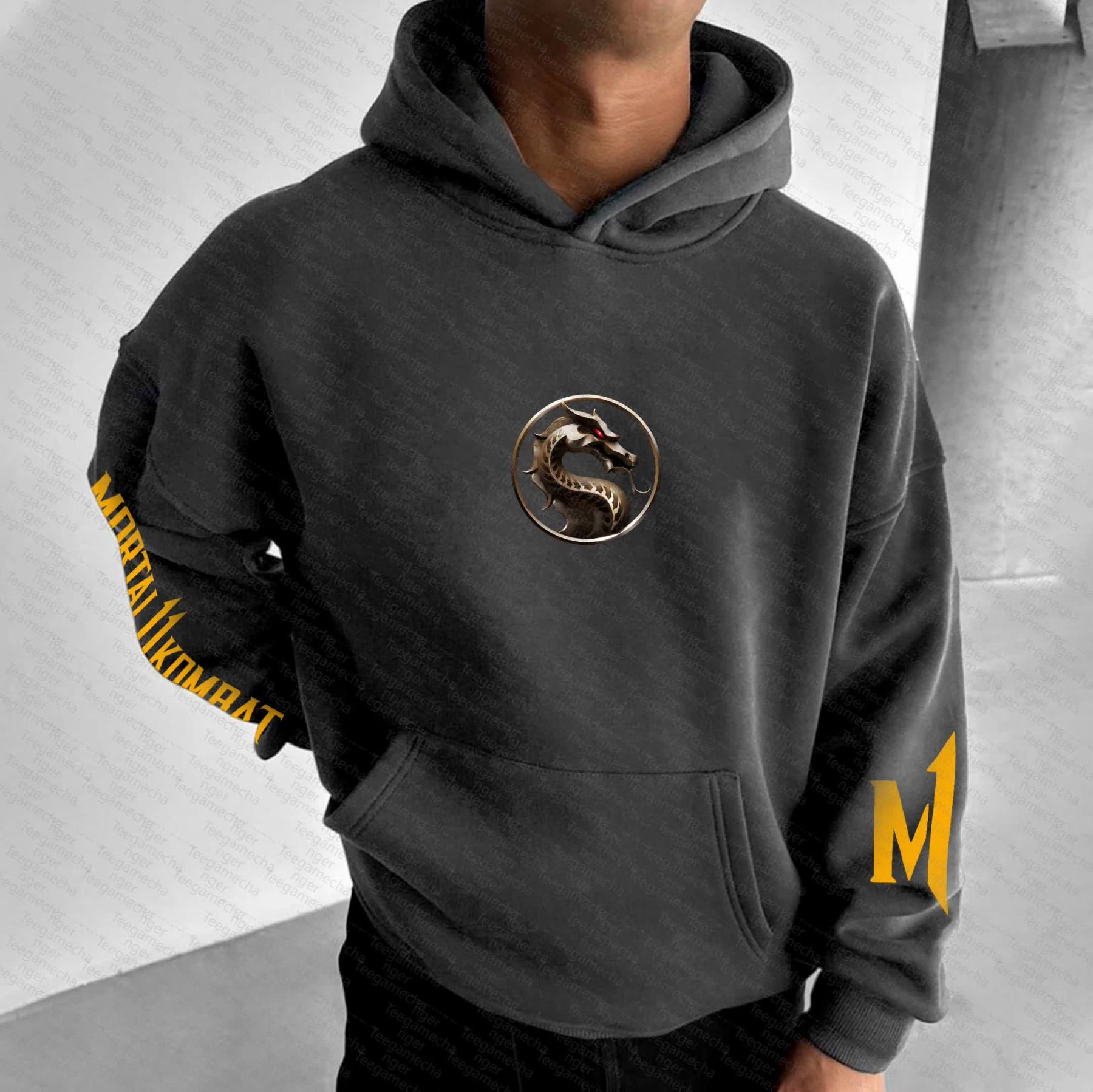 Unisex “Mortal Kombat” Anime Graphic Streetwear Vintage Hoodie