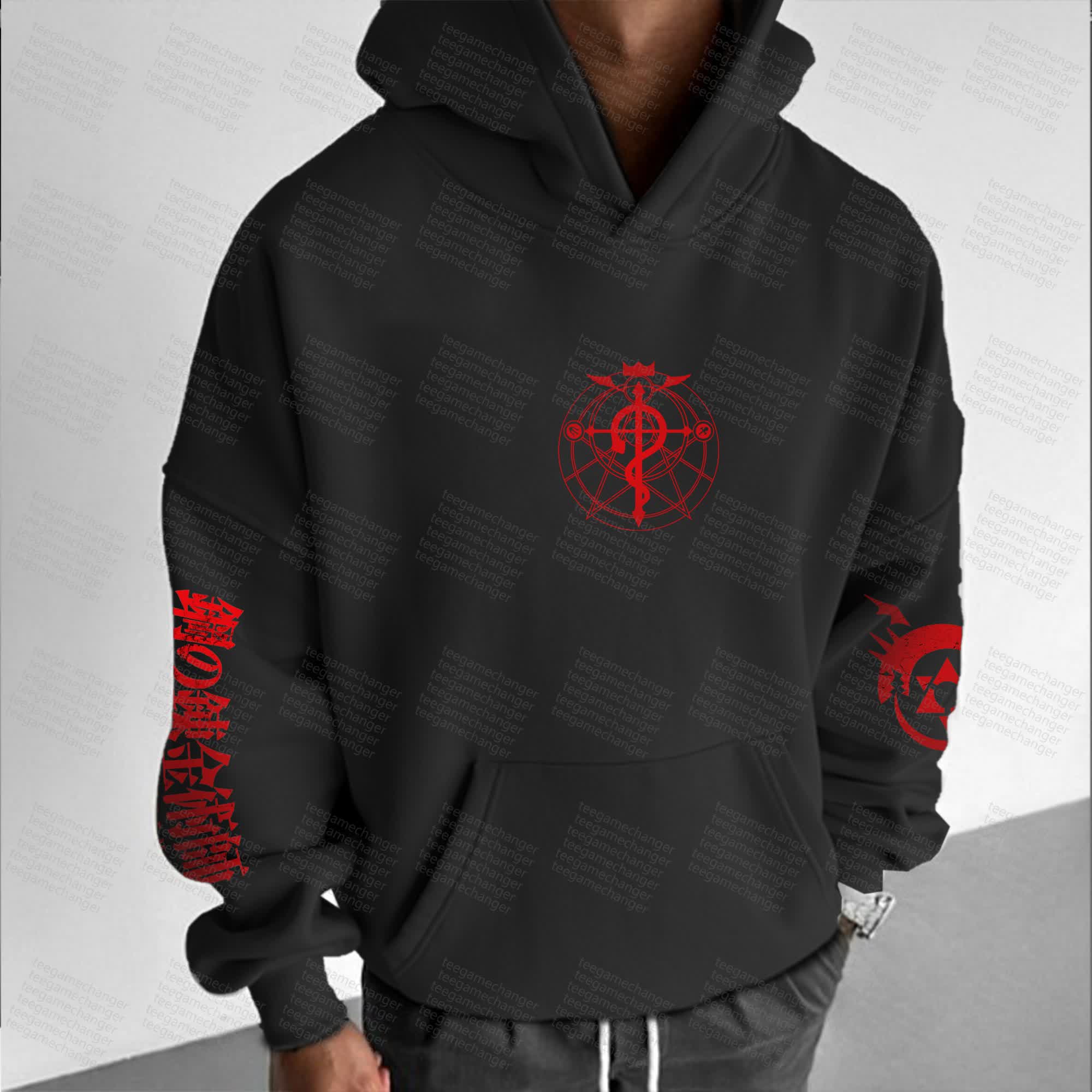 Unisex “Fullmetal Alchemist” Anime Graphic Streetwear Vintage Hoodie