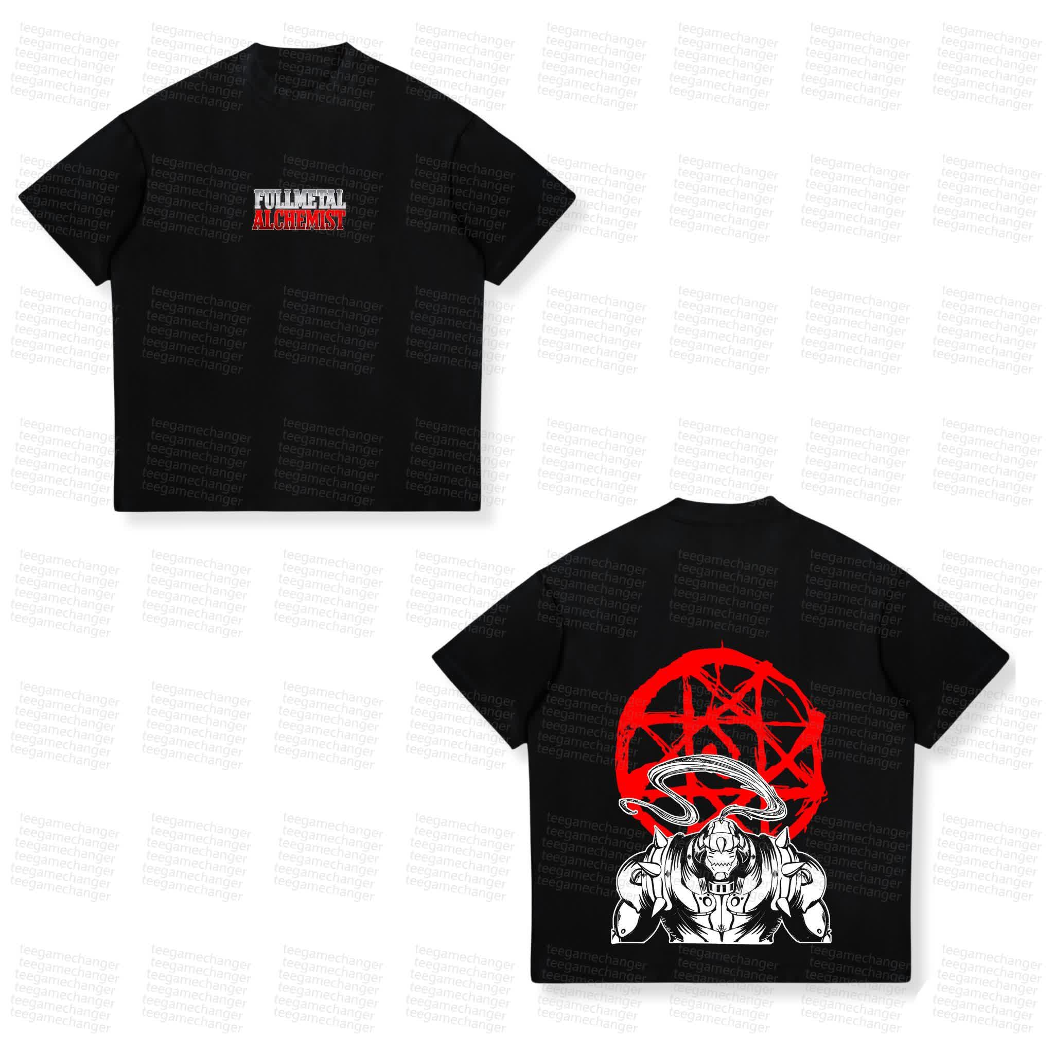 Unisex  "Fullmetal Alchemist" Anime Inspired Vintage T-Shirt