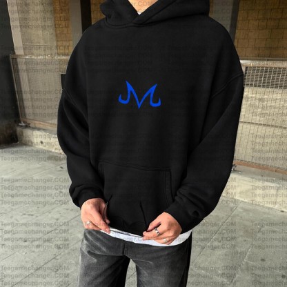 Unisex Anime Graphic Water wash Streetwear Vintage Hoodie