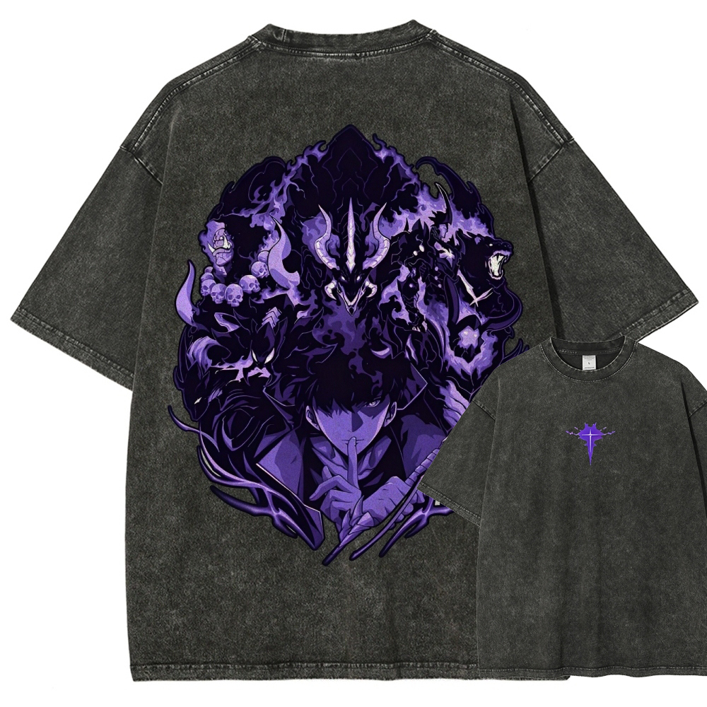 solo leveling Unisex Fit Washed T-Shirt