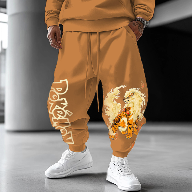 Unisex  “Pokémon” Casual Anime Streetwear Pants