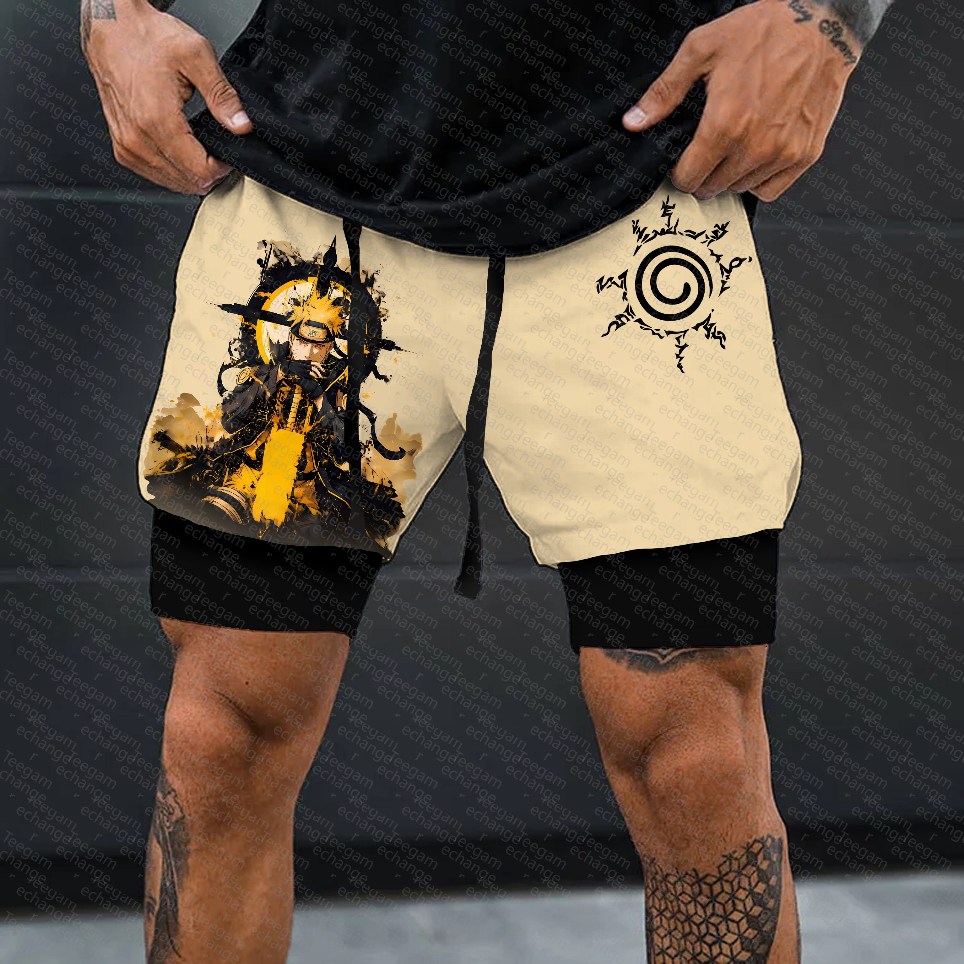 Unisex Casual Anime Streetwear Gym Shorts