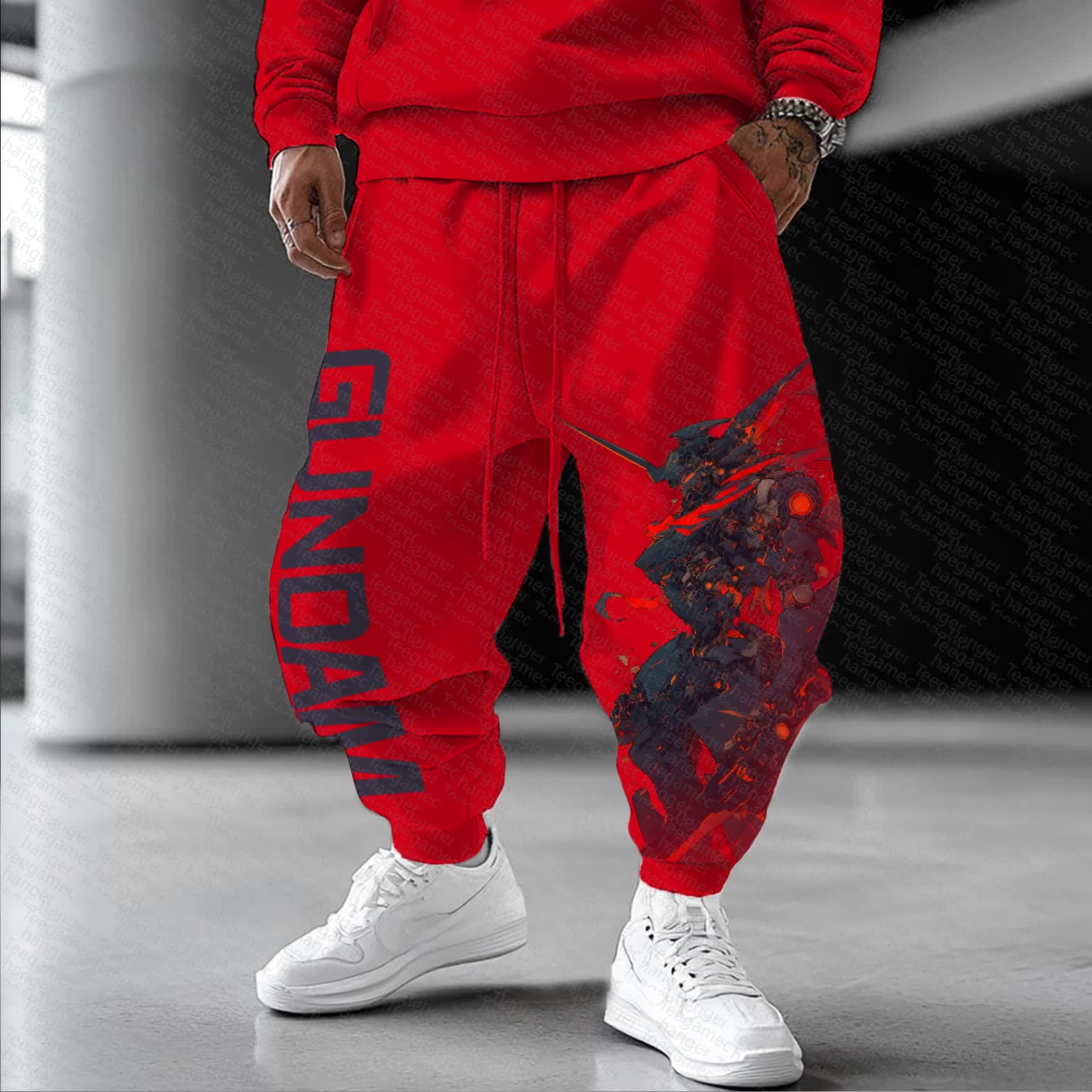 Unisex  “Gundam Series” Casual Anime Streetwear Pants