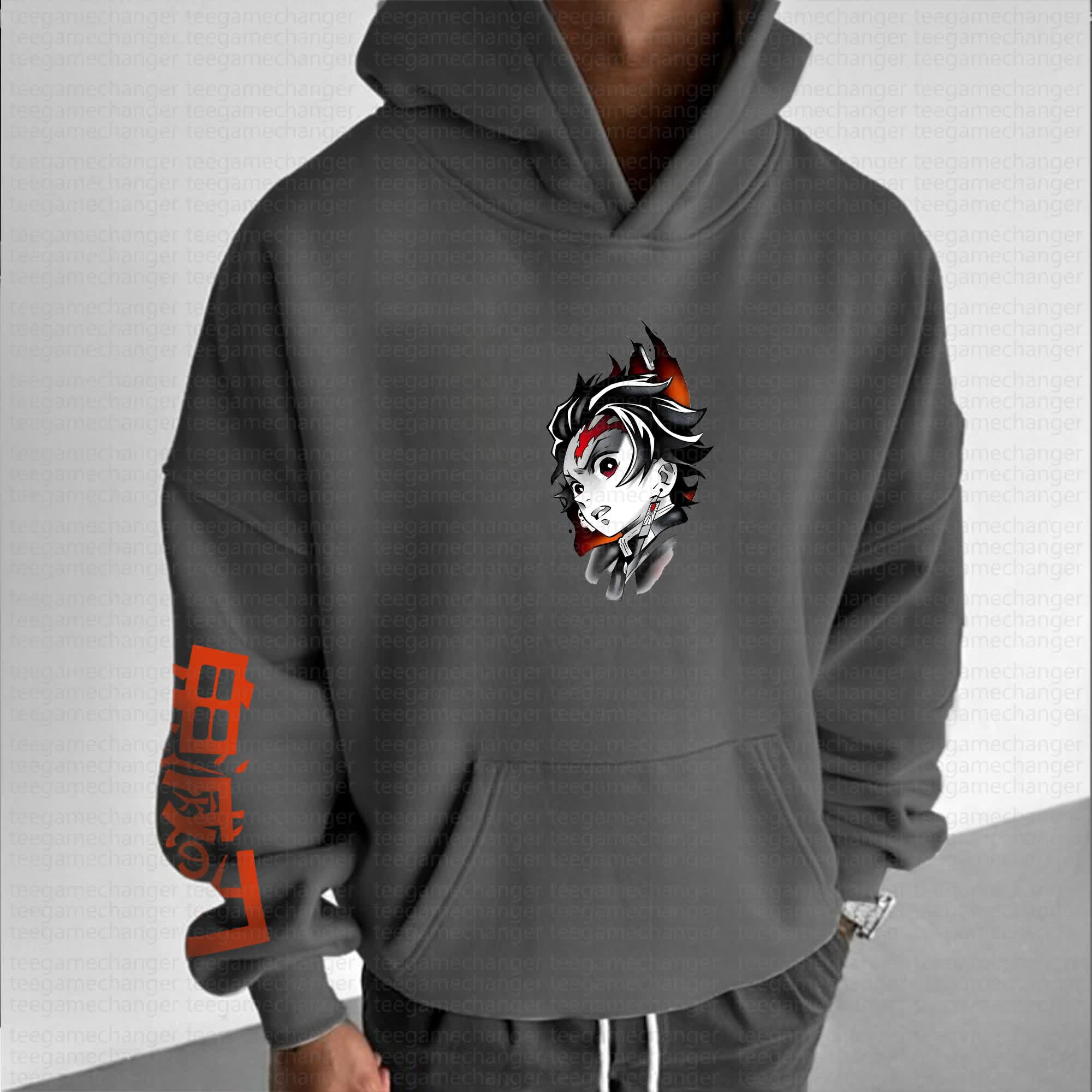 Unisex Anime Graphic Streetwear Vintage Hoodie丨Demon Slayer