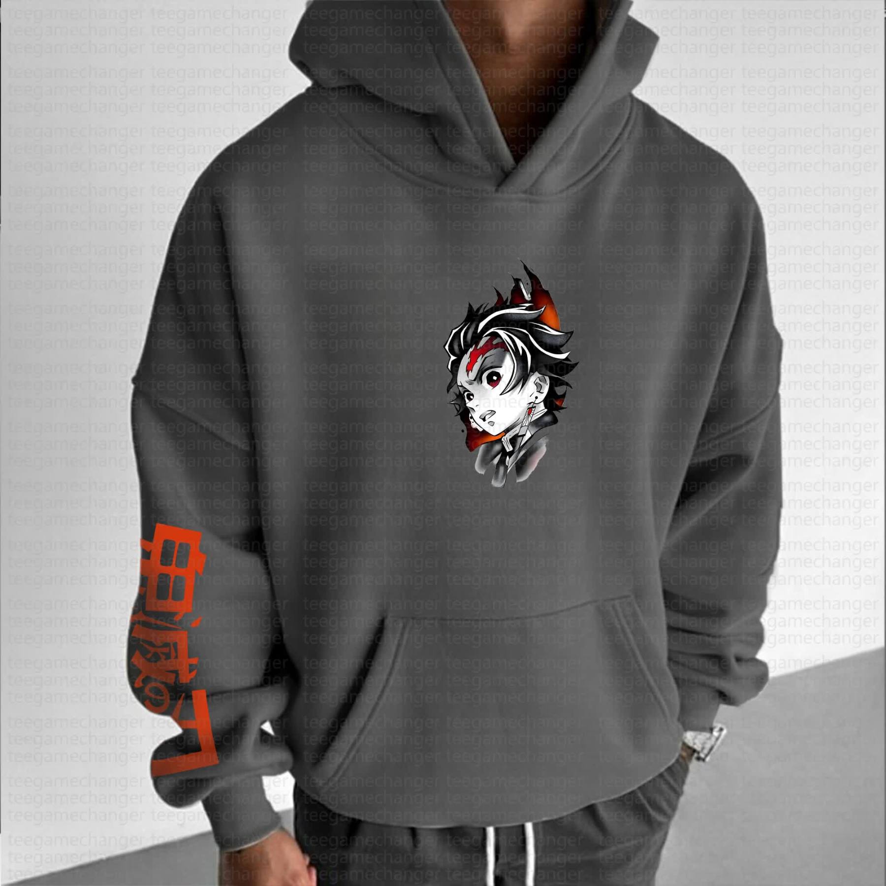 Unisex Anime Graphic Streetwear Vintage Hoodie丨Demon Slayer