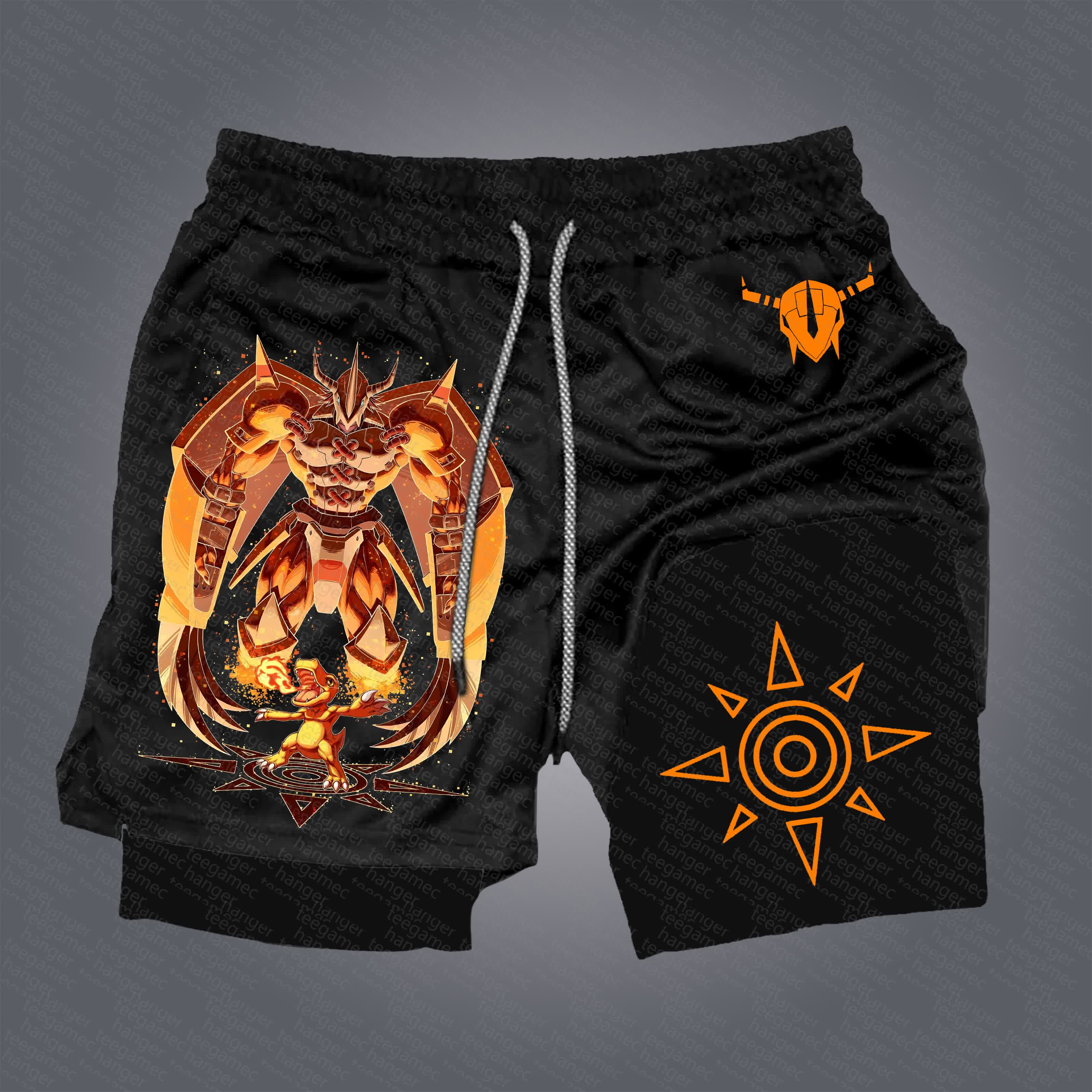 Unisex  “Digimon” Casual Anime Streetwear Shorts