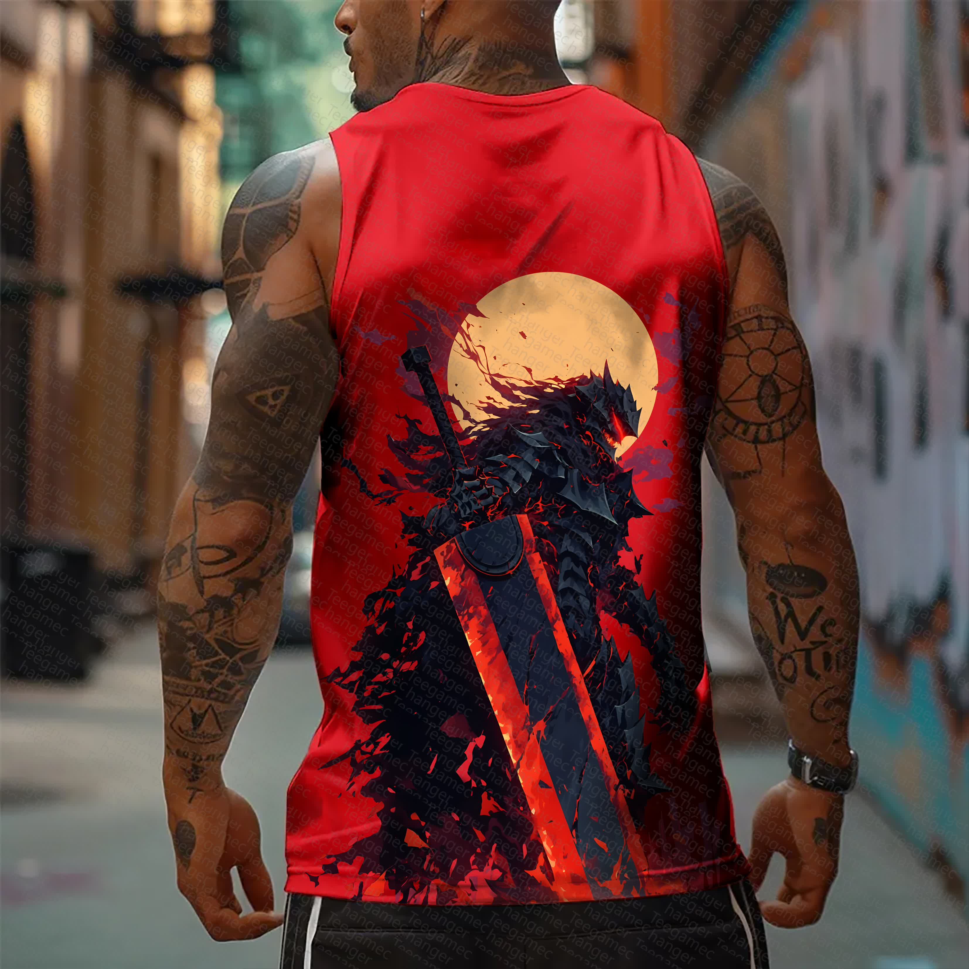 Unisex  “Berserk” Casual Anime  Tank Top