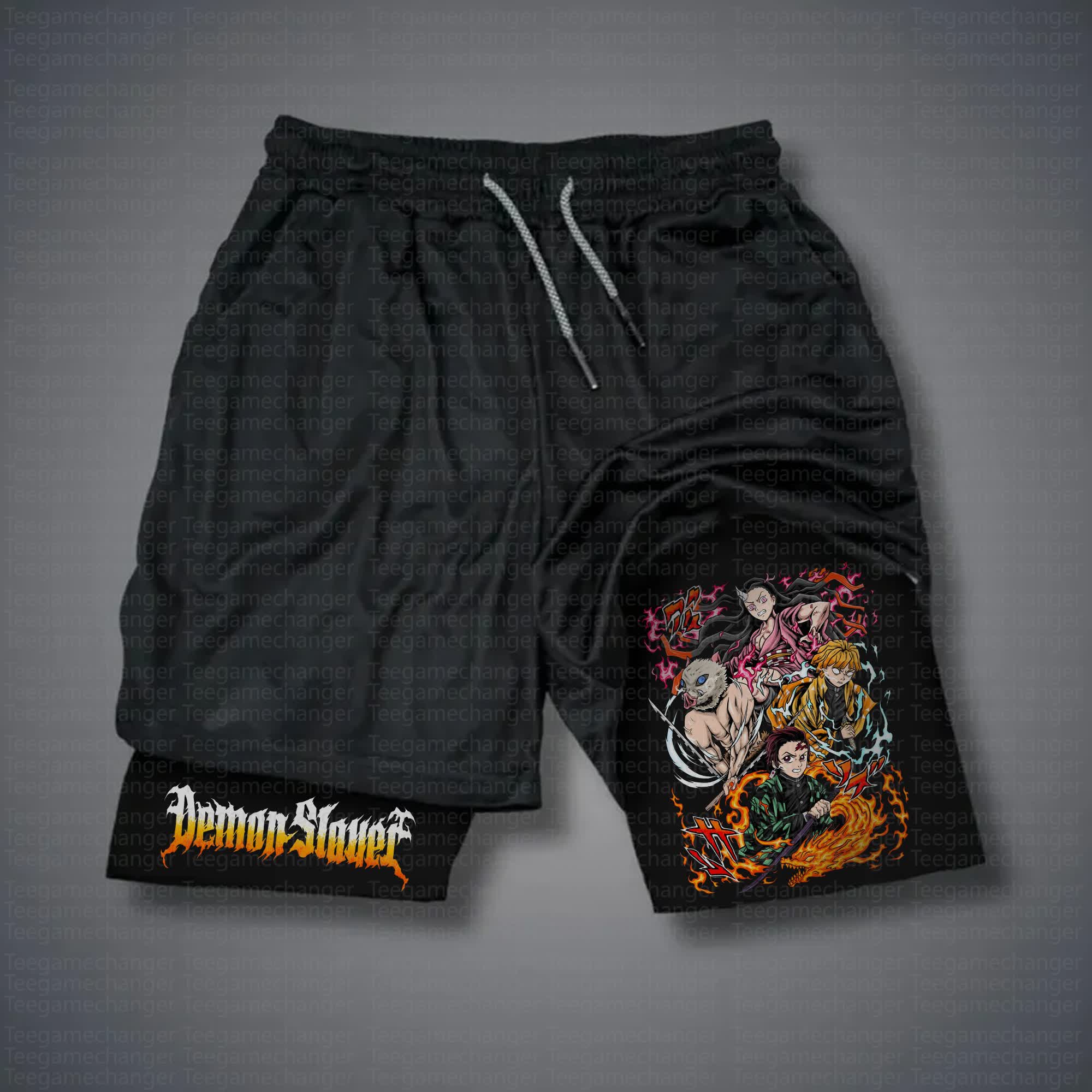 Unisex Casual Anime Streetwear Shorts 丨Demon Slayer
