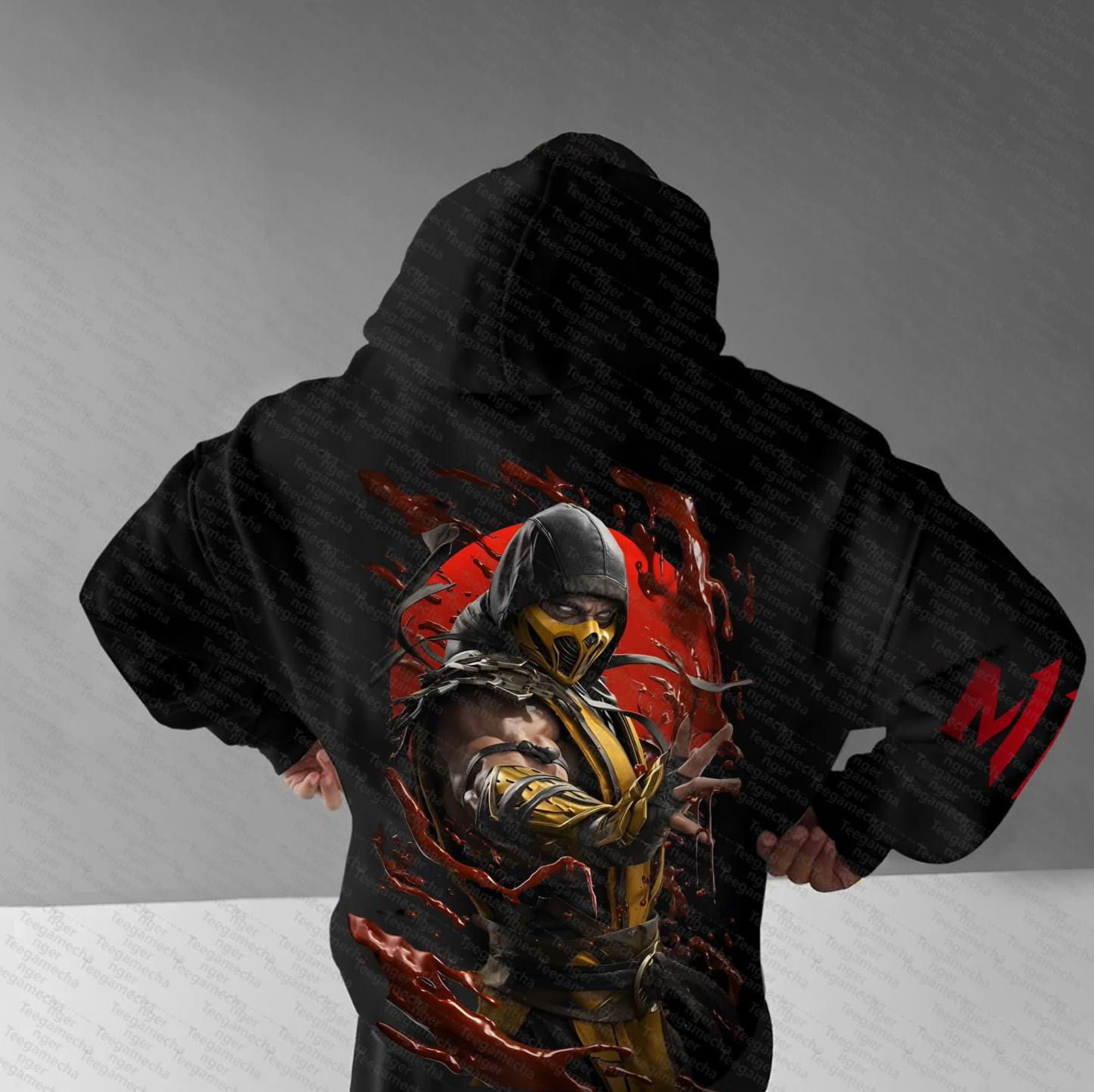 Unisex “Mortal Kombat” Anime Graphic Streetwear Vintage Hoodie