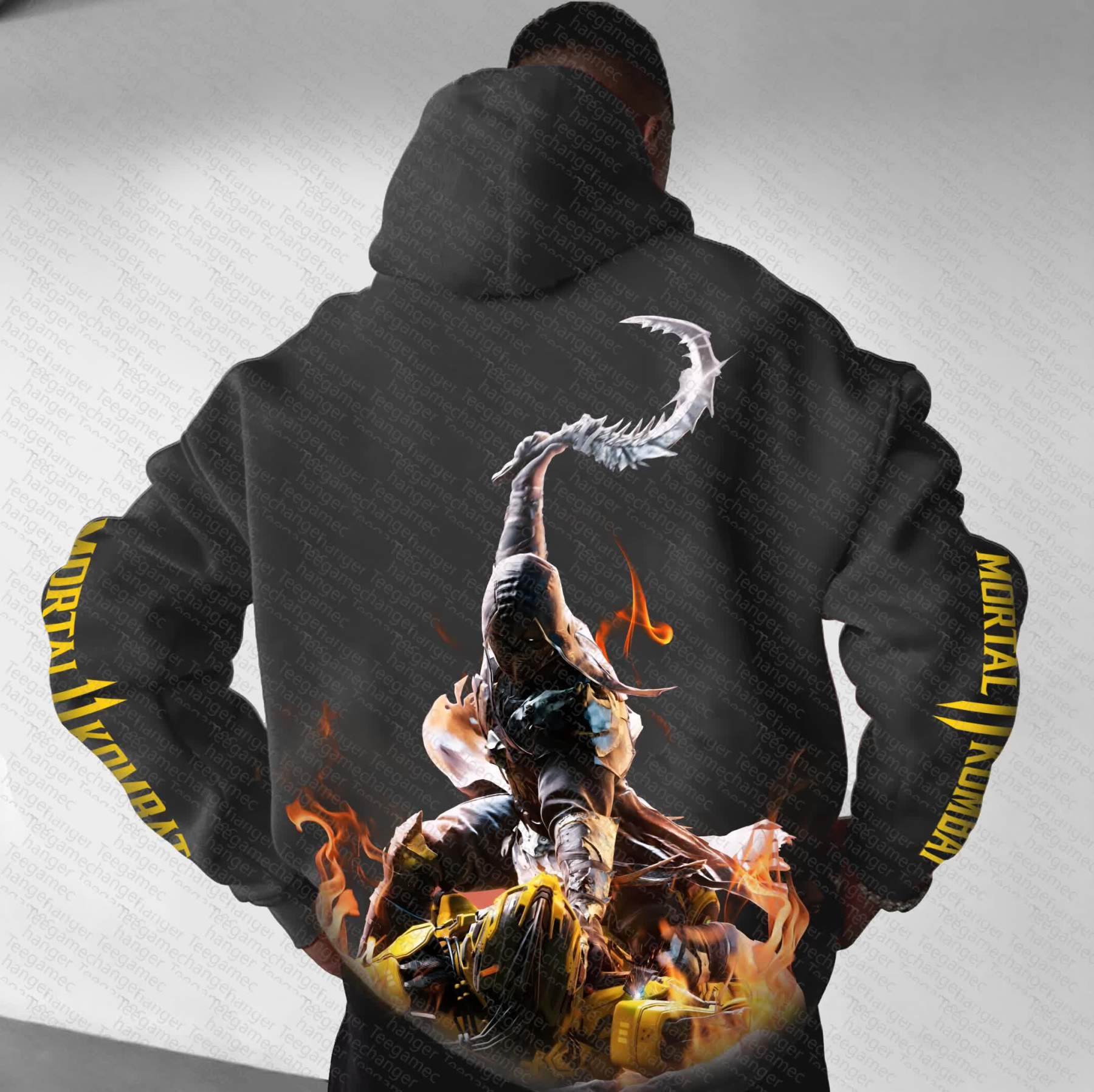 Unisex “Mortal Kombat” Anime Graphic Streetwear Vintage Hoodie