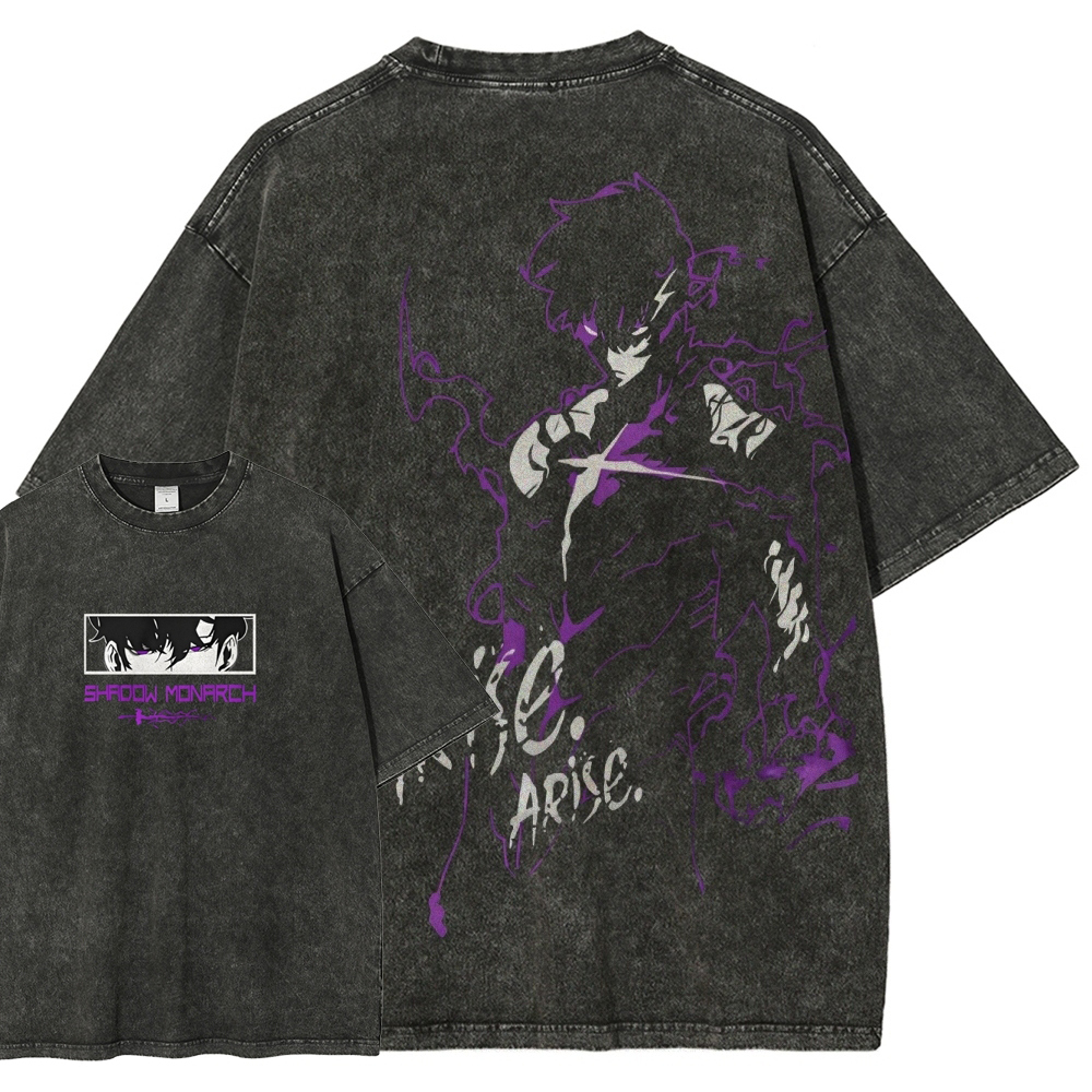 solo leveling Unisex Fit Washed T-Shirt