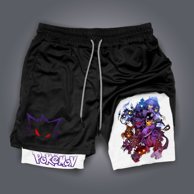 Unisex Casual Anime Streetwear Shorts 