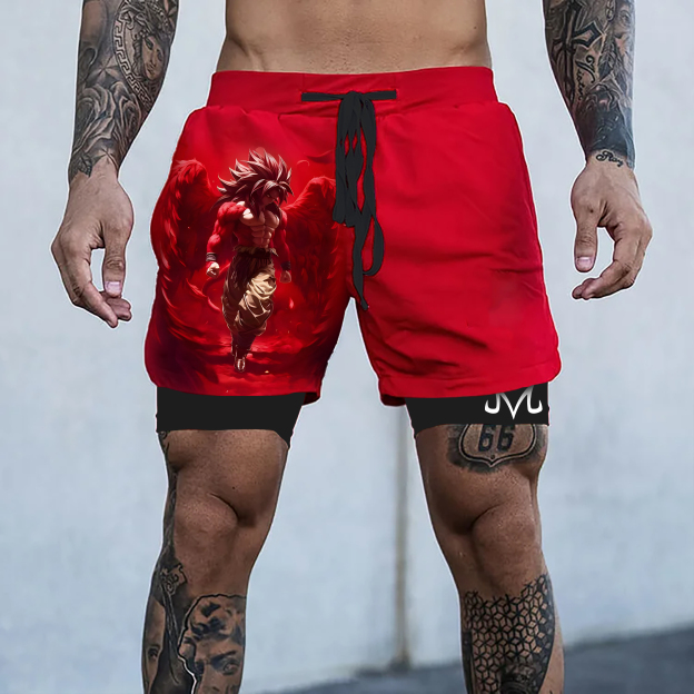 Unisex Casual Anime Streetwear Shorts 