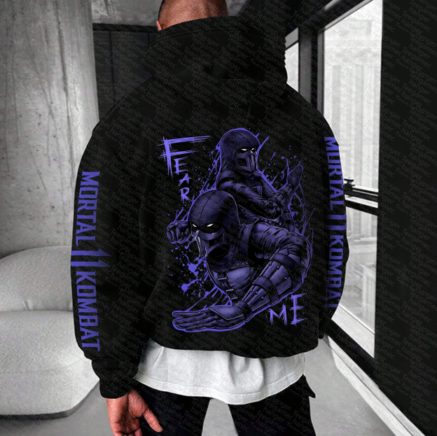 Unisex “Mortal Kombat”  Graphic Streetwear Vintage Hoodie