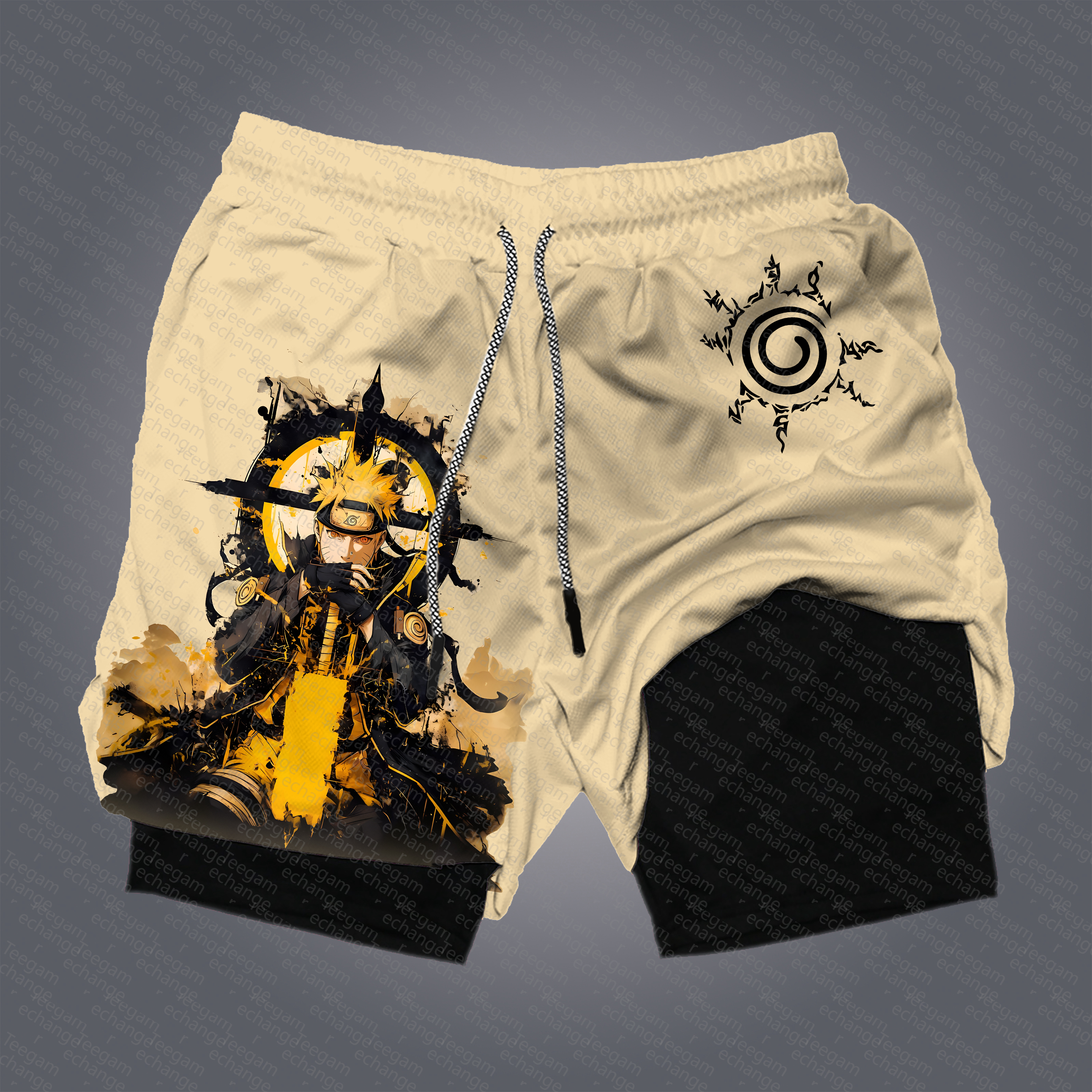 Unisex Casual Anime Streetwear Gym Shorts