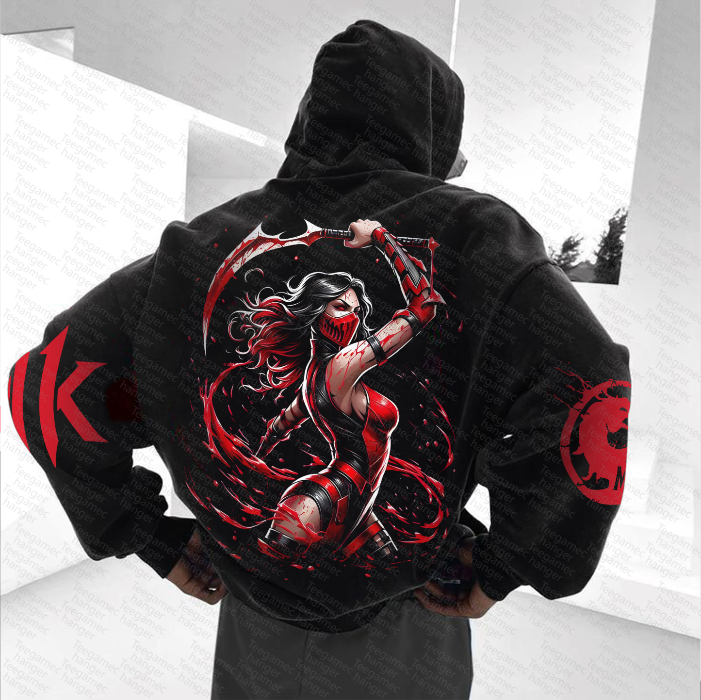 Unisex “Mortal Kombat” Anime Graphic Streetwear Vintage Hoodie