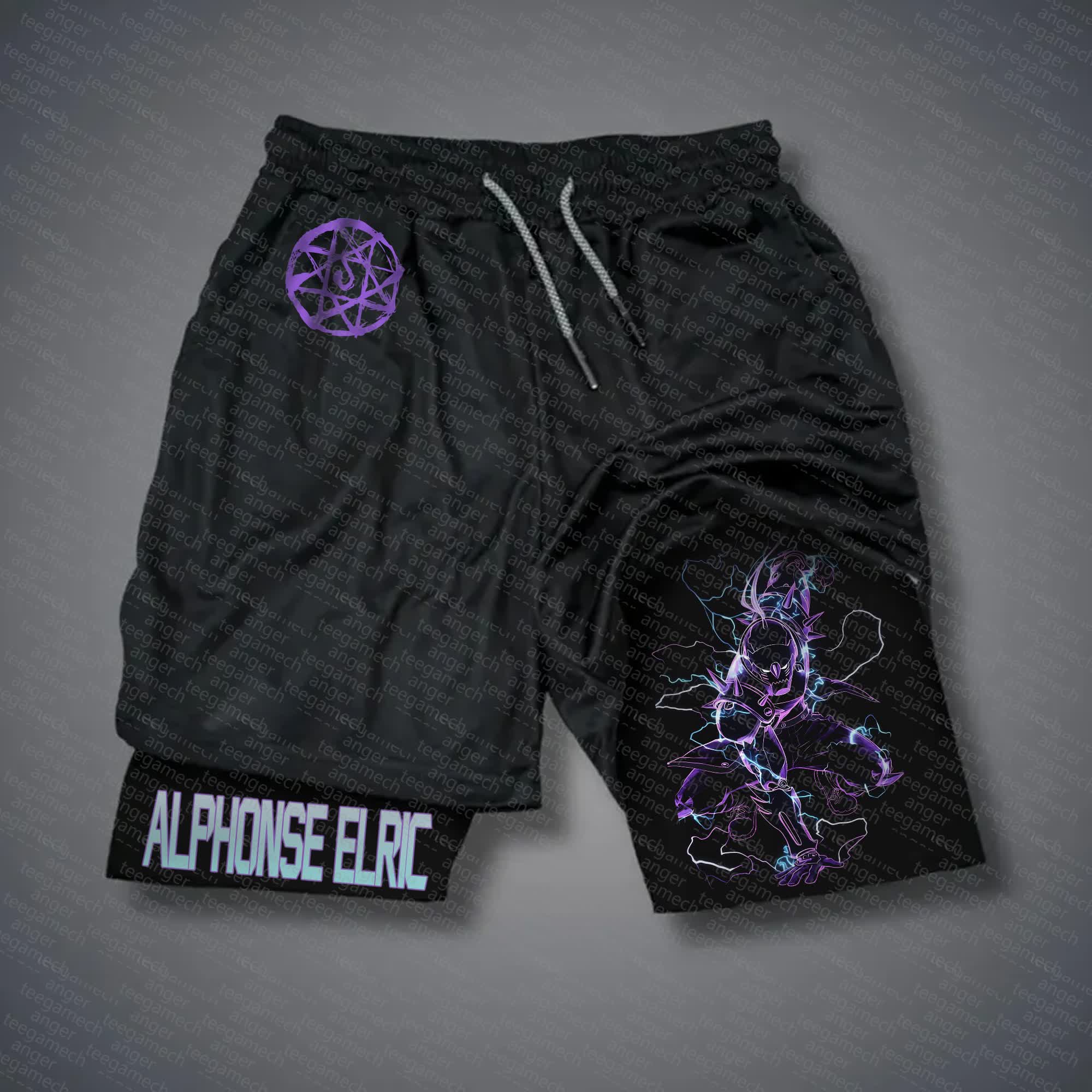 Unisex  “Fullmetal Alchemist” Casual Anime Streetwear Shorts