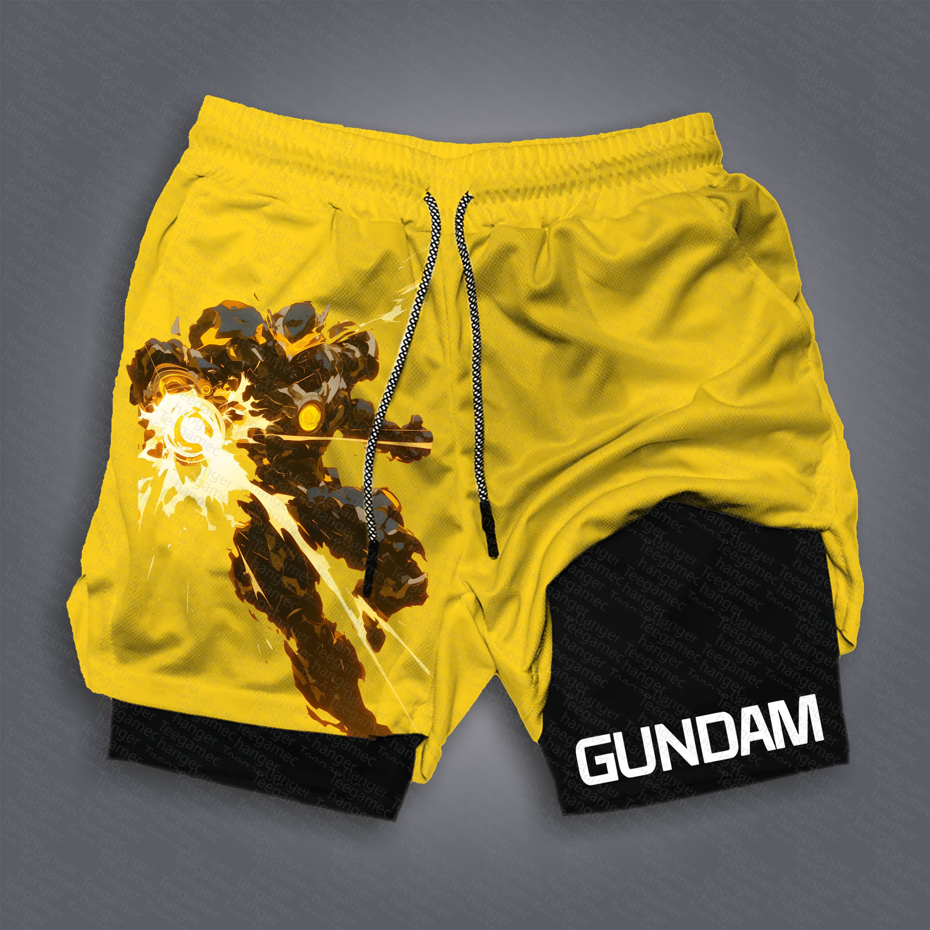Unisex  “Gundam Series” Casual Anime Streetwear Shorts